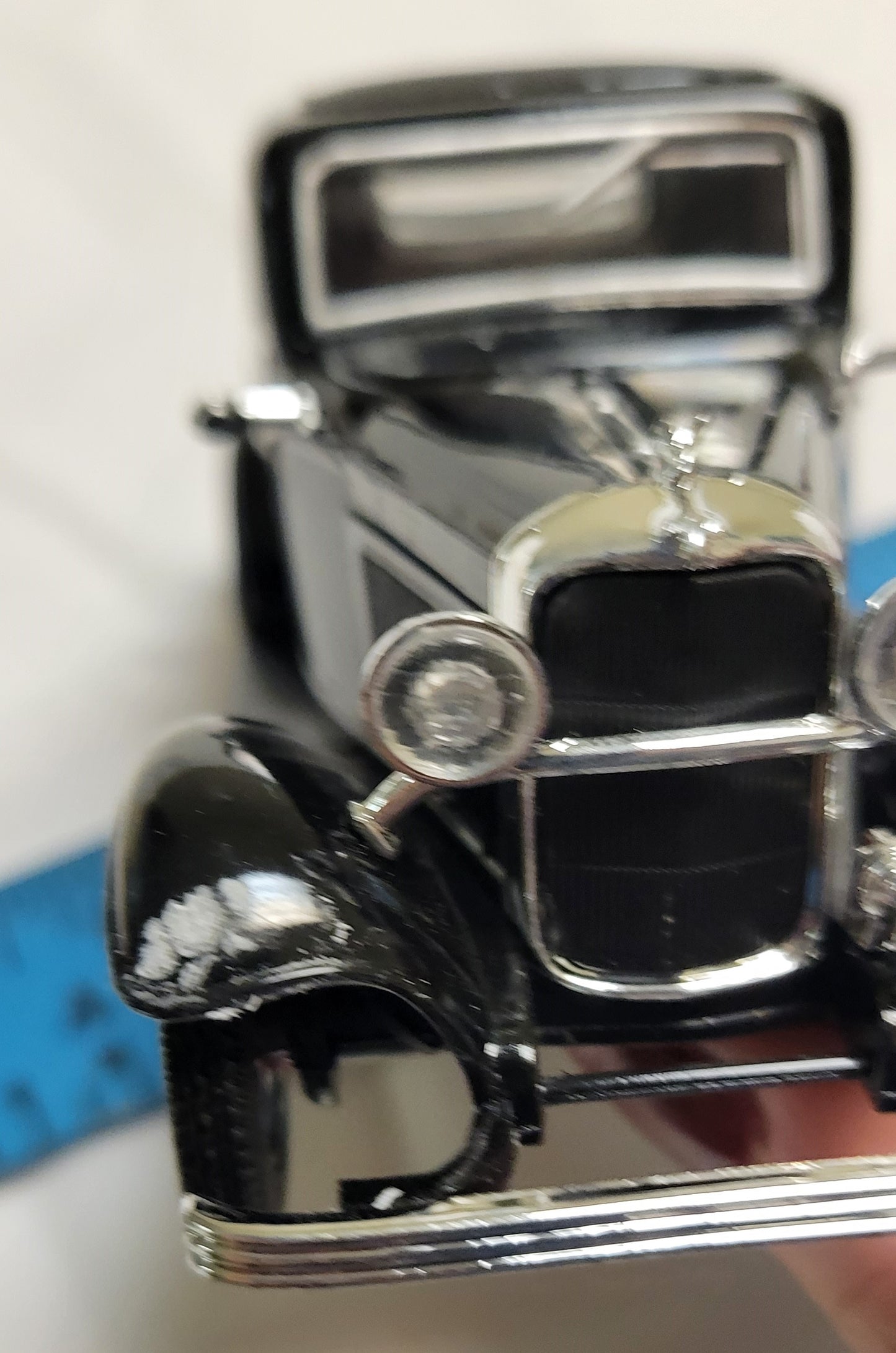 Model Car Ford 3-Window Coupe Black 1932 Diecast Model Car