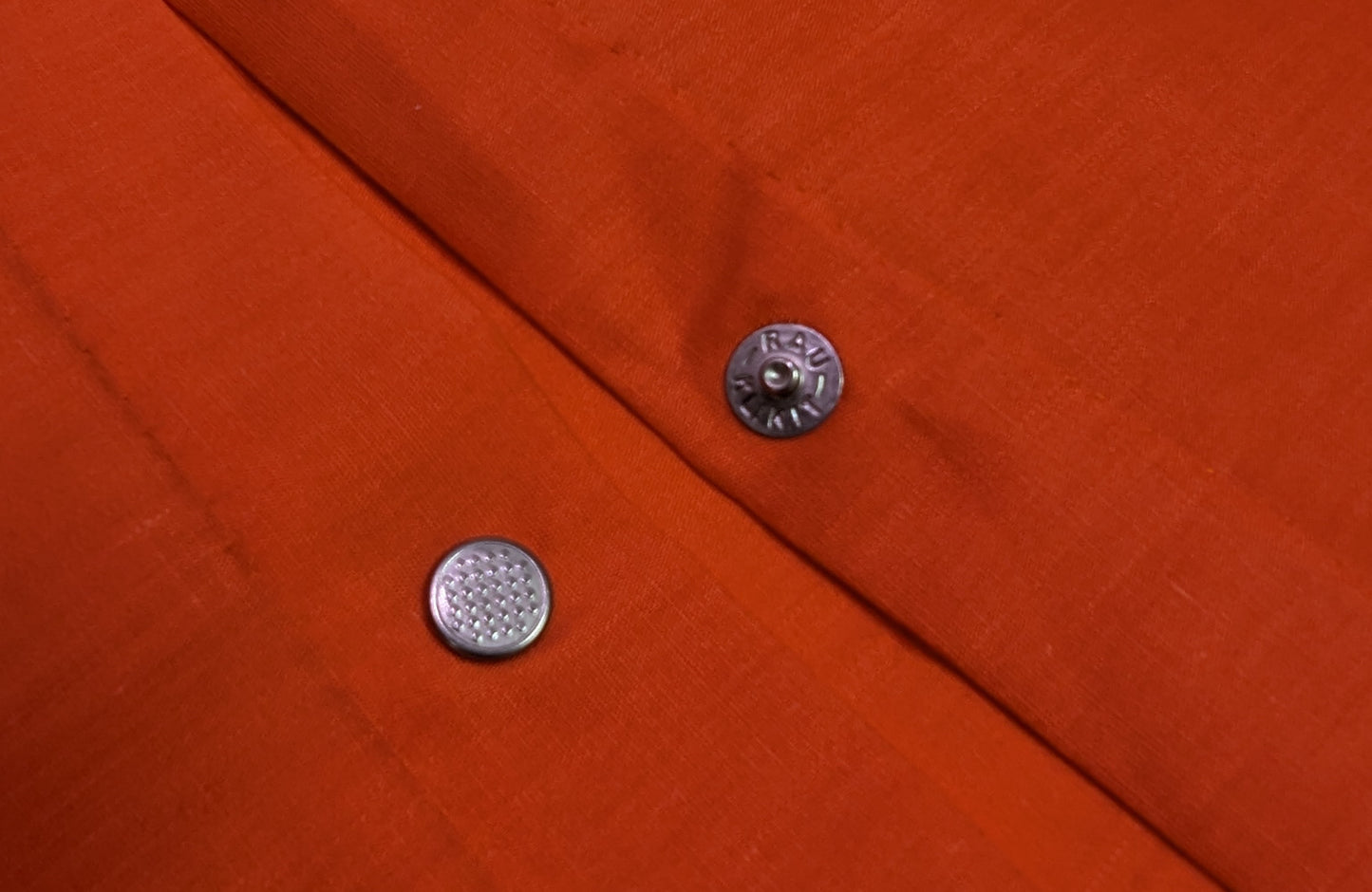 Vintage Panting Teachers Smock in Orange Base Pocketed