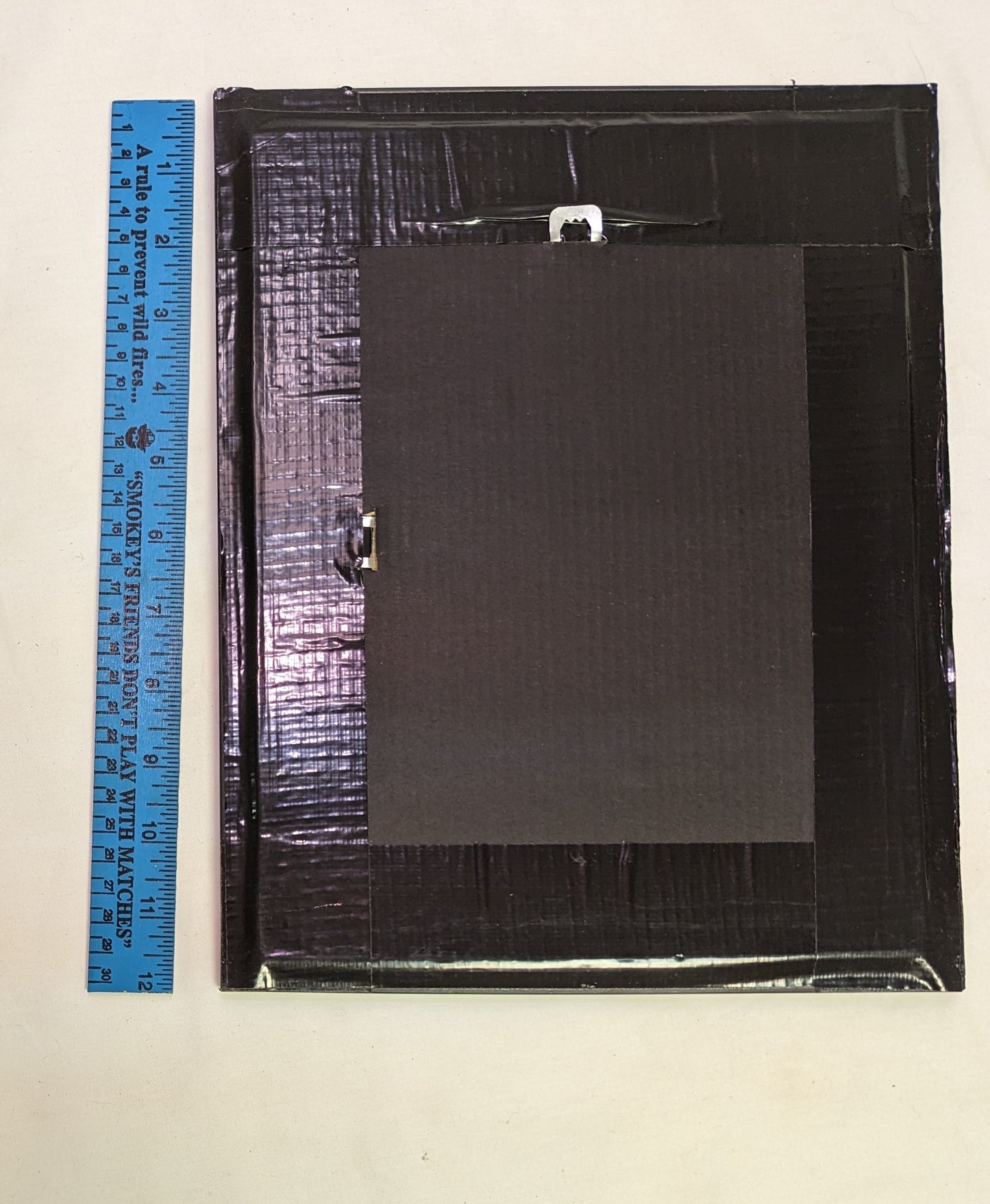 Art Pyrography Hand Burned on wood Sad Horse and Buzzard Caricature under glass in Frame