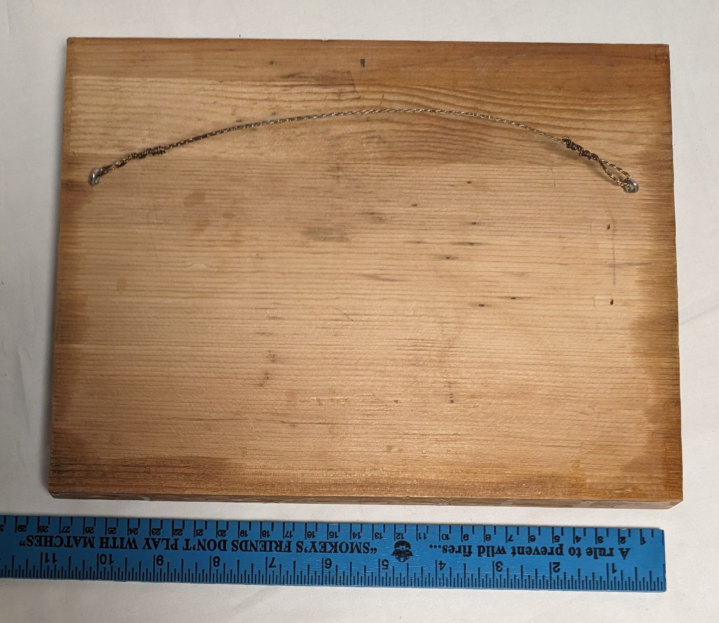 Art Handmade Scroll sawn Pyrography on wood sign " American Cowboy"