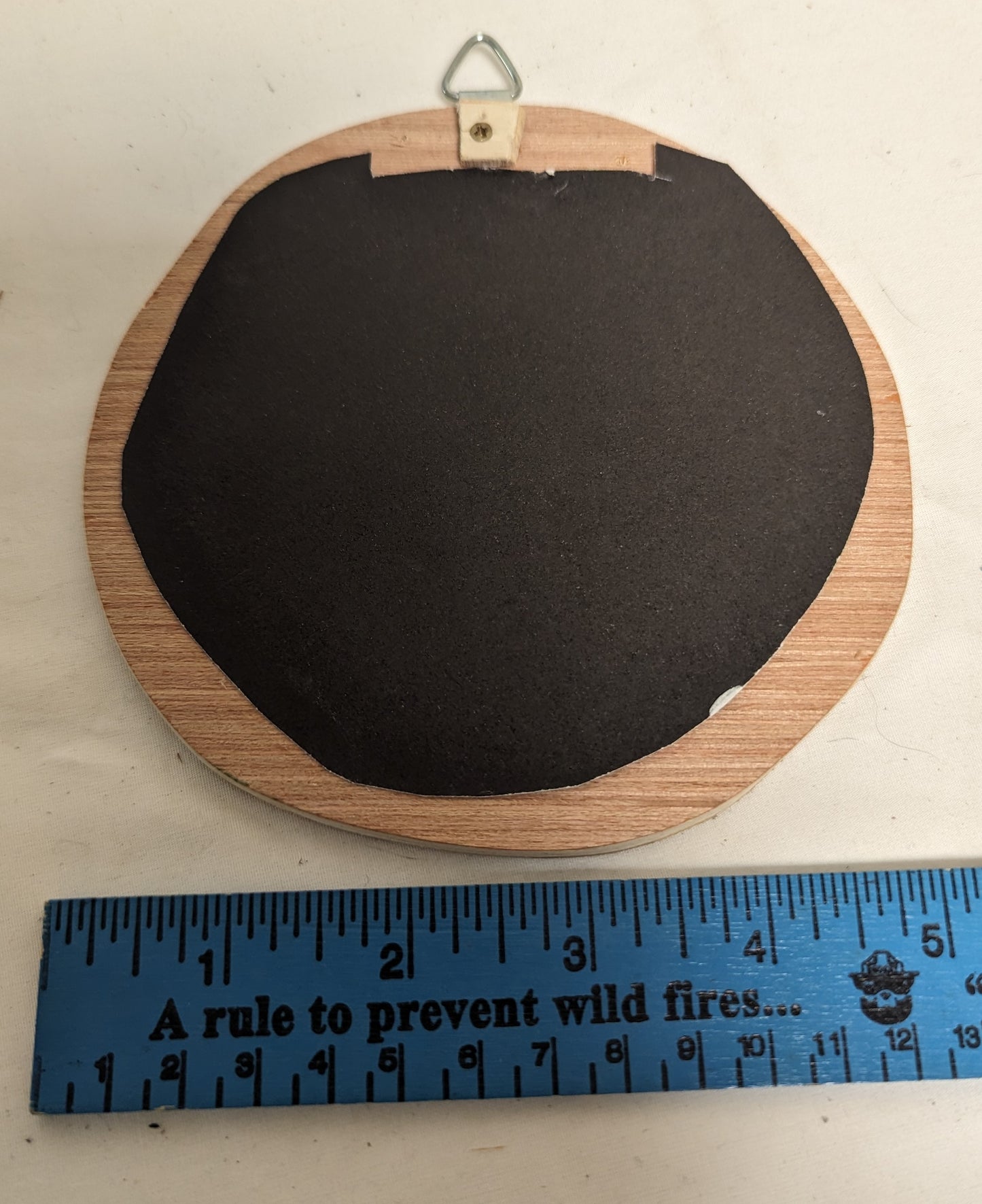 Art Vintage Mixed Media Pyrography Scroll Sawn ornament " Butterfly and flower