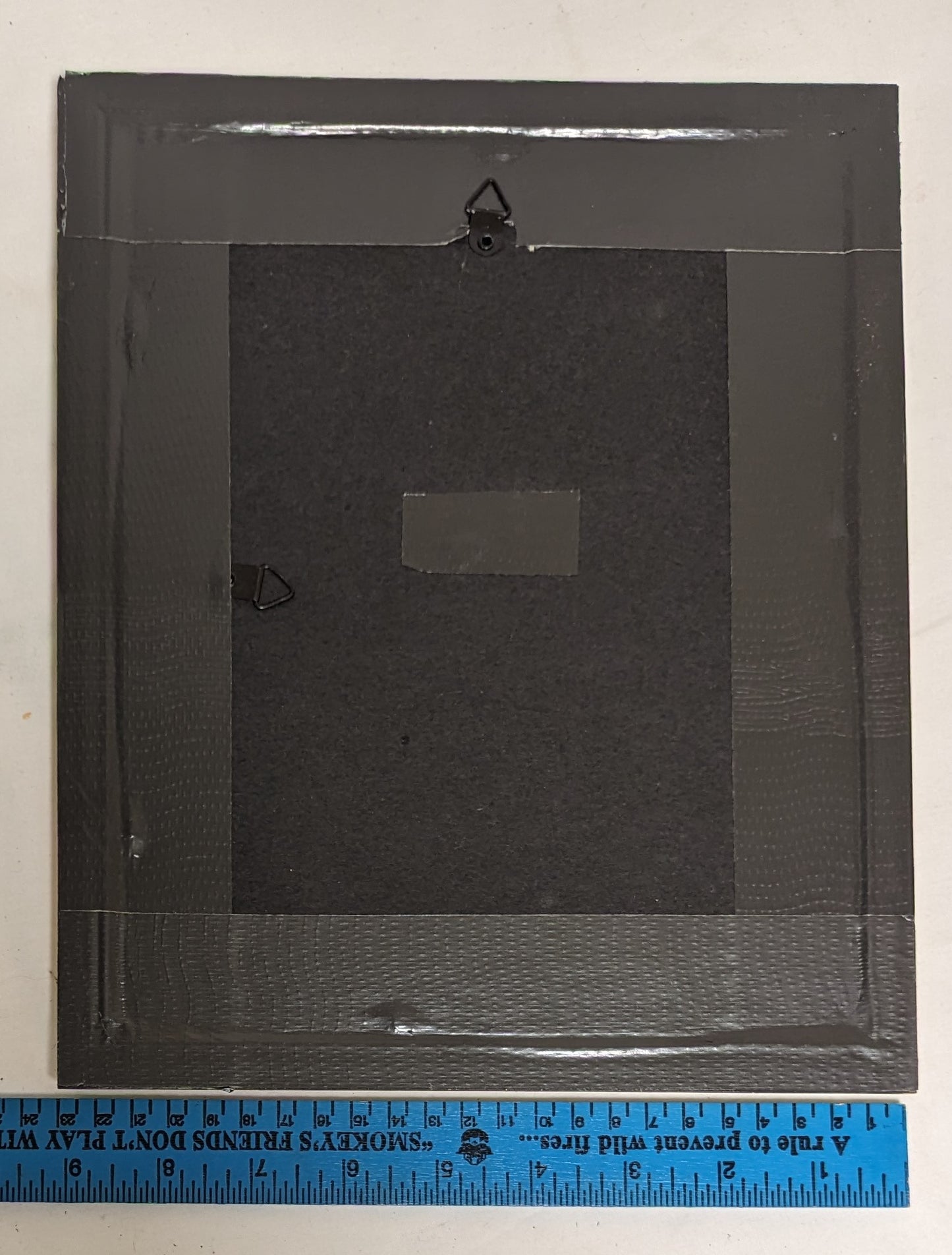 Art Vintage Scroll Sawn Cut Out Deer Scene Arrow Head Enblem in frame under glass