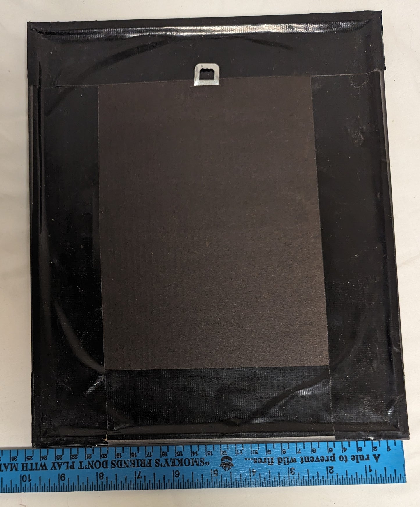 Art Hand Made Vintage Pyrography Sign " Hello Spring " In Frame under Glass