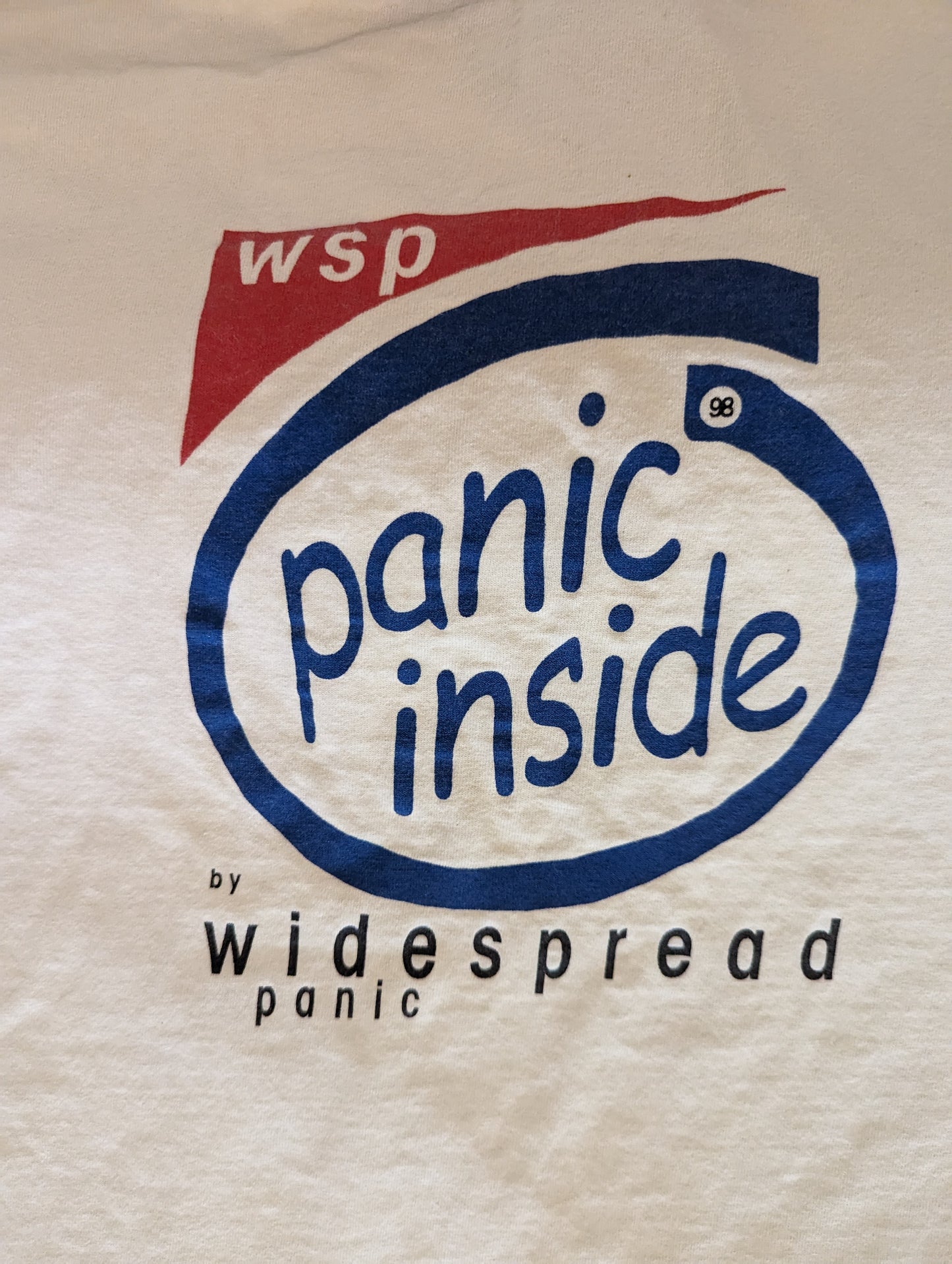 Widespread Panic Band 1998 Tour Lot shirt (WSP) Intel Logo ( Panic Inside )