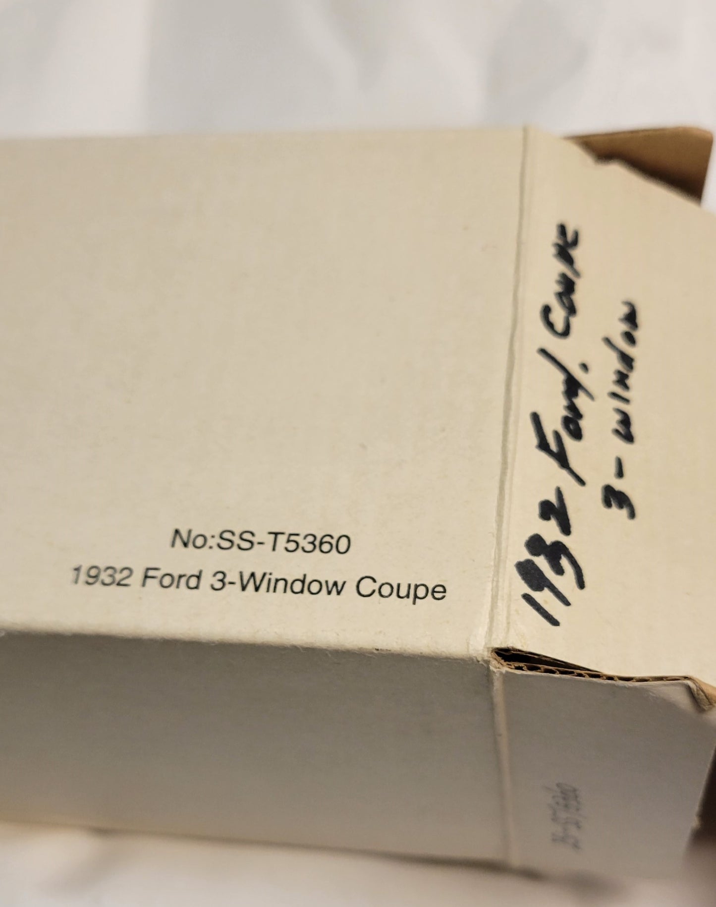 Model Car Ford 3-Window Coupe Black 1932 Diecast Model Car