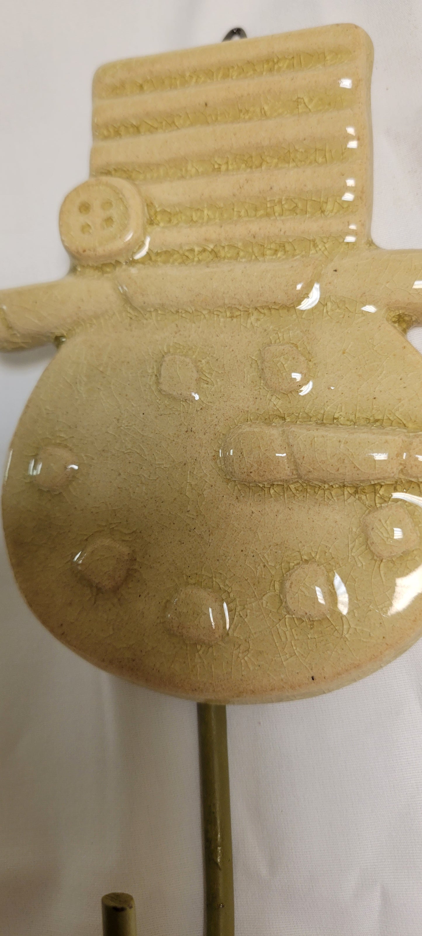 Snowman Christmas Stocking Head Wall Hook