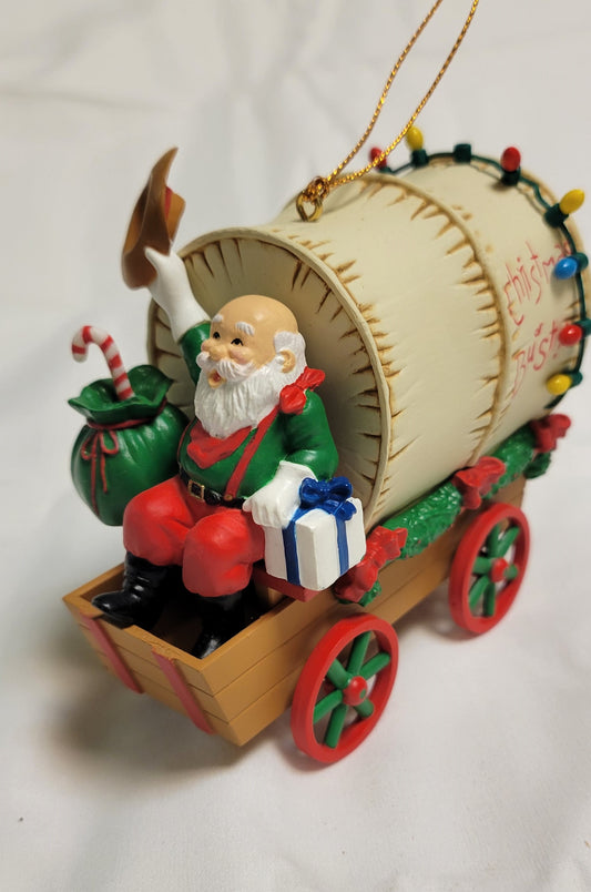 Ornament 1992 Santa's Best Christmas or Bust Vintage Ornament