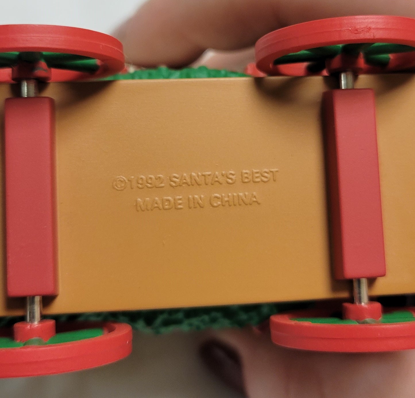 Ornament 1992 Santa's Best Christmas or Bust Vintage Ornament