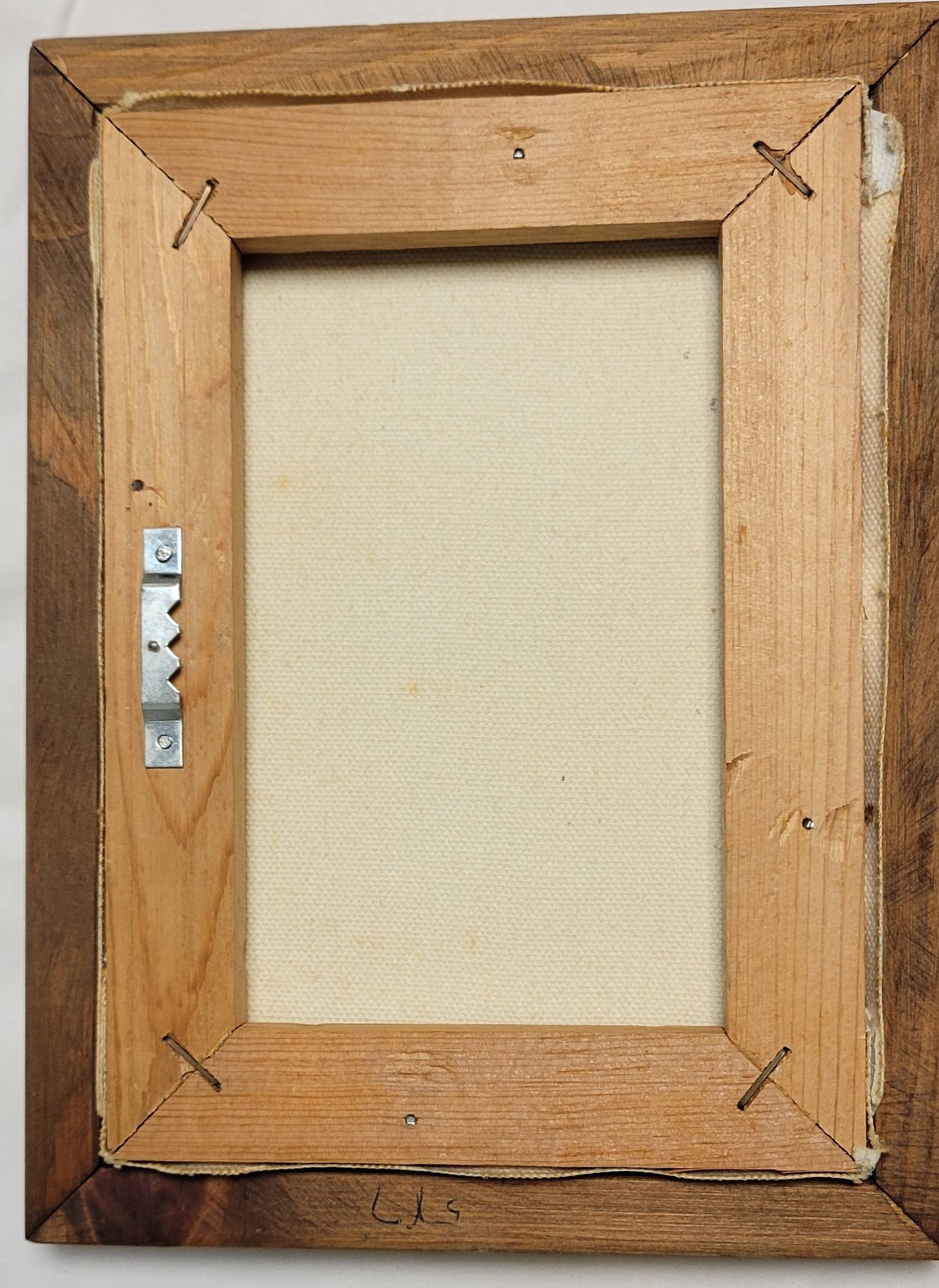 Art Original  Art Painting Acrylic Post and Barrel Framed ( Chris Lamb Original