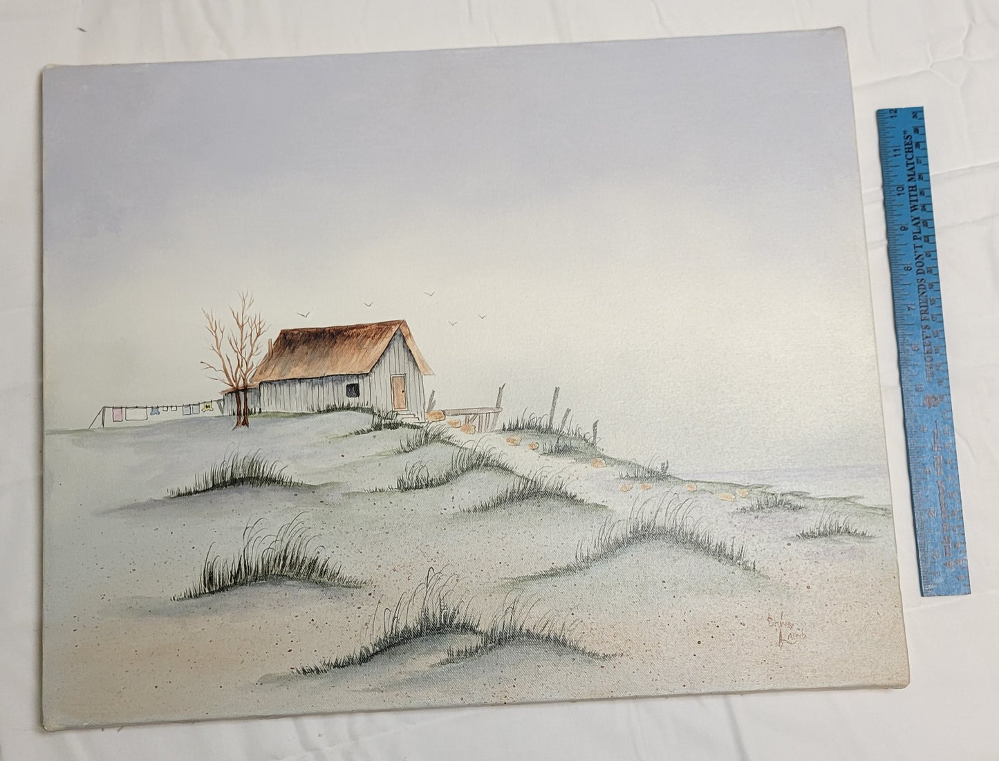 Art Painting Beach Shack