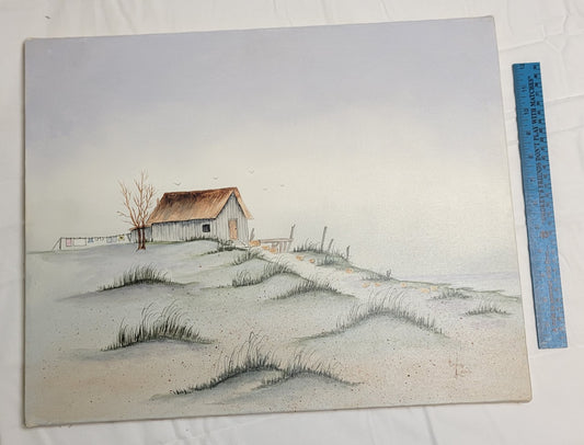 Art Painting Beach Shack