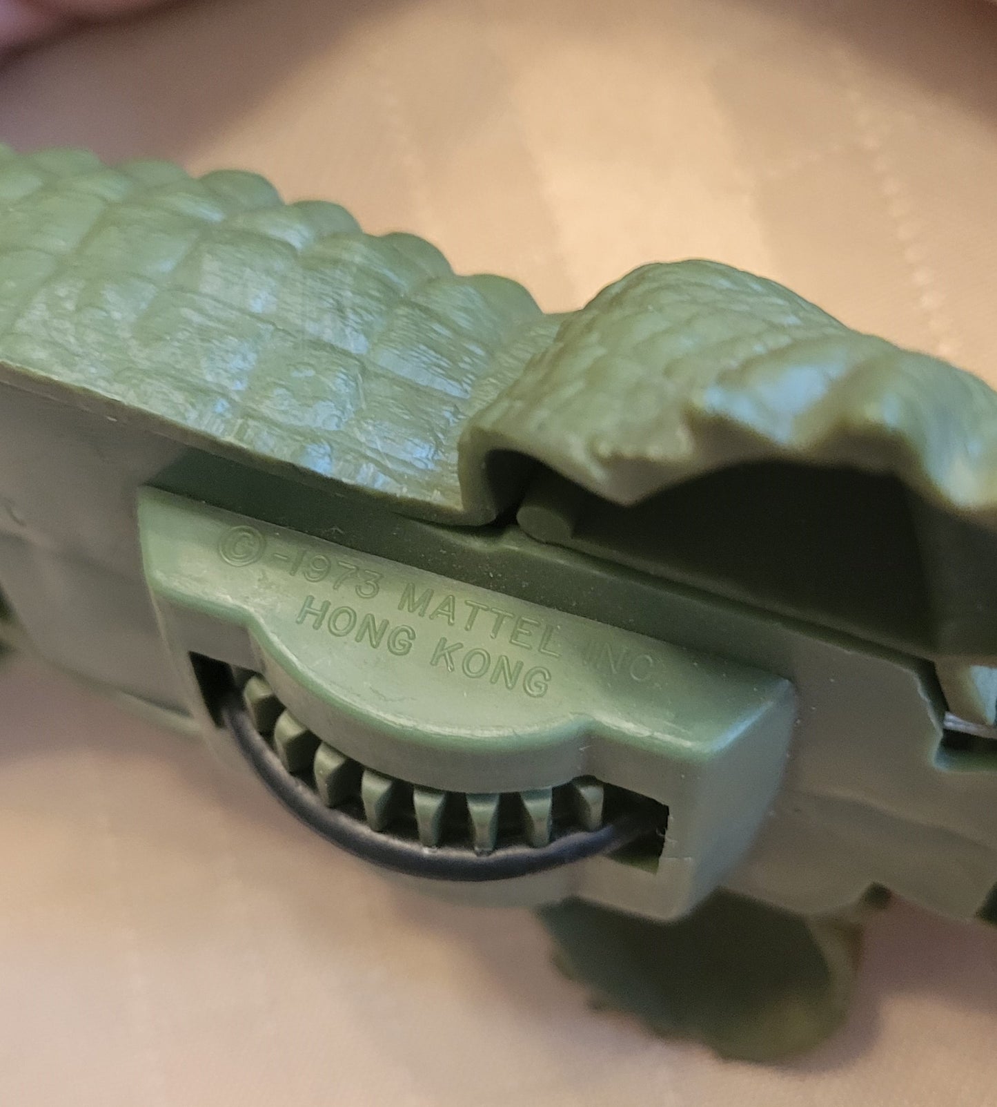 Toy Alligator Vintage from the Big Jim Devil River Trip set