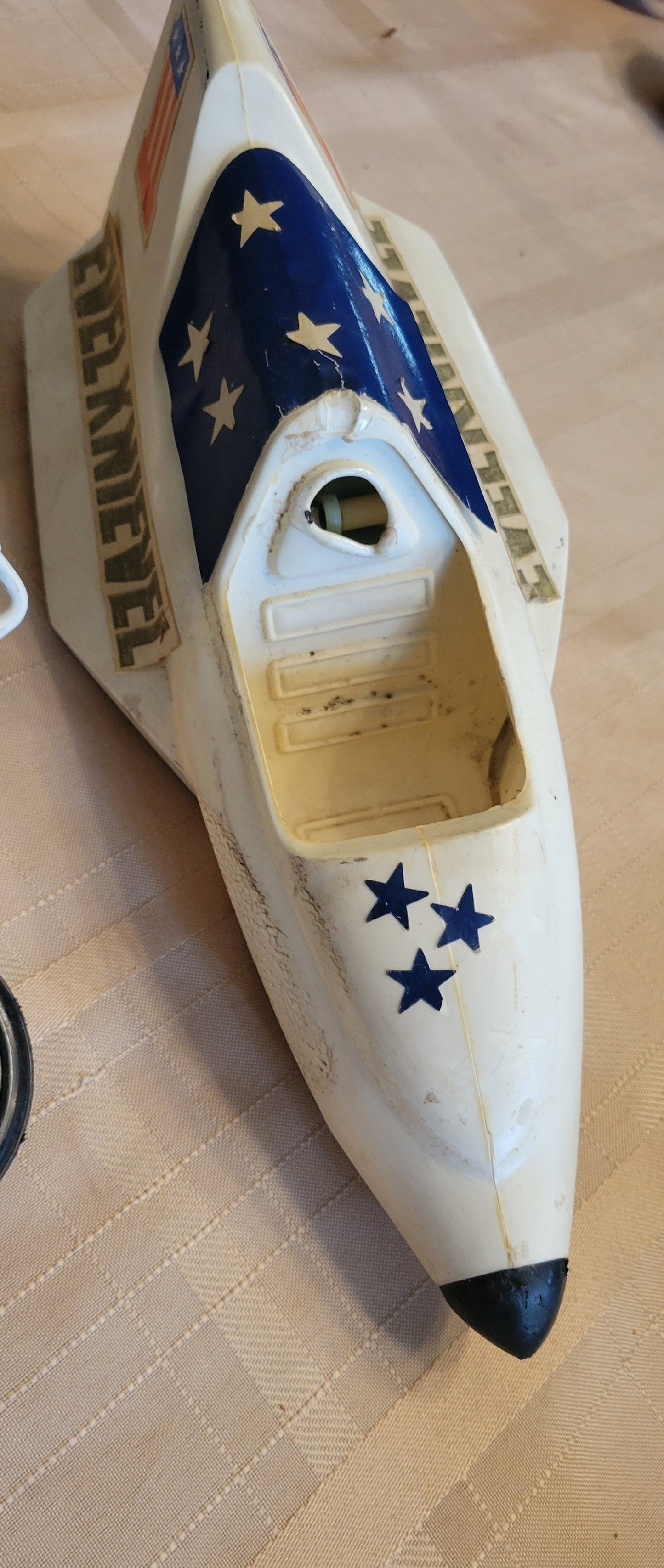 Toy Evil Knievel His Driver Motorcycle and Rocket Set