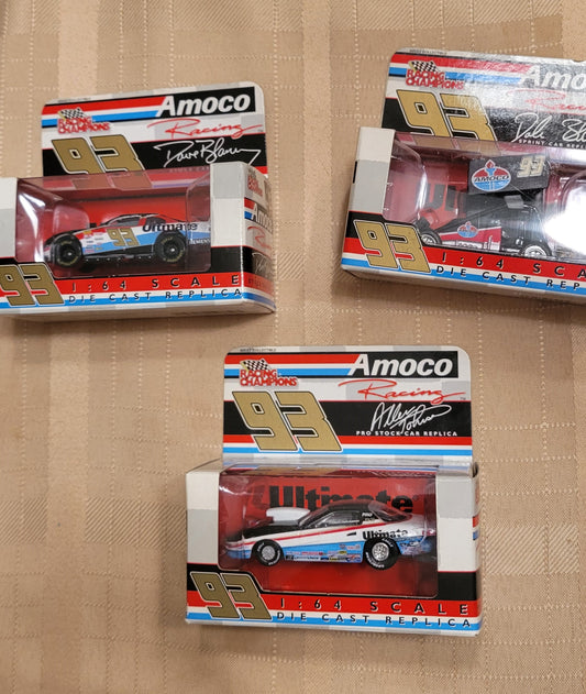 Toy Colectable Die Cast Race Car Replica Stock Car Pro Stock Sprint Car Set of Three