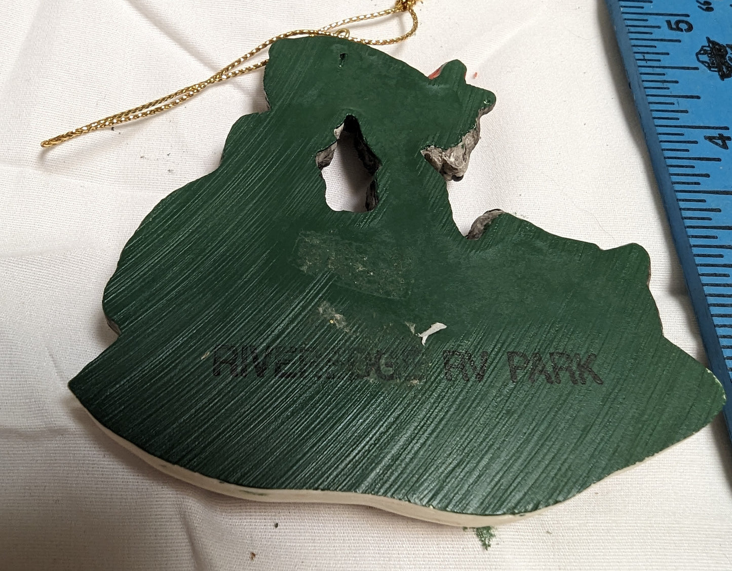 Ornament Christmas Bear and Cub Great Smokey Mountains Riveredge RV Park