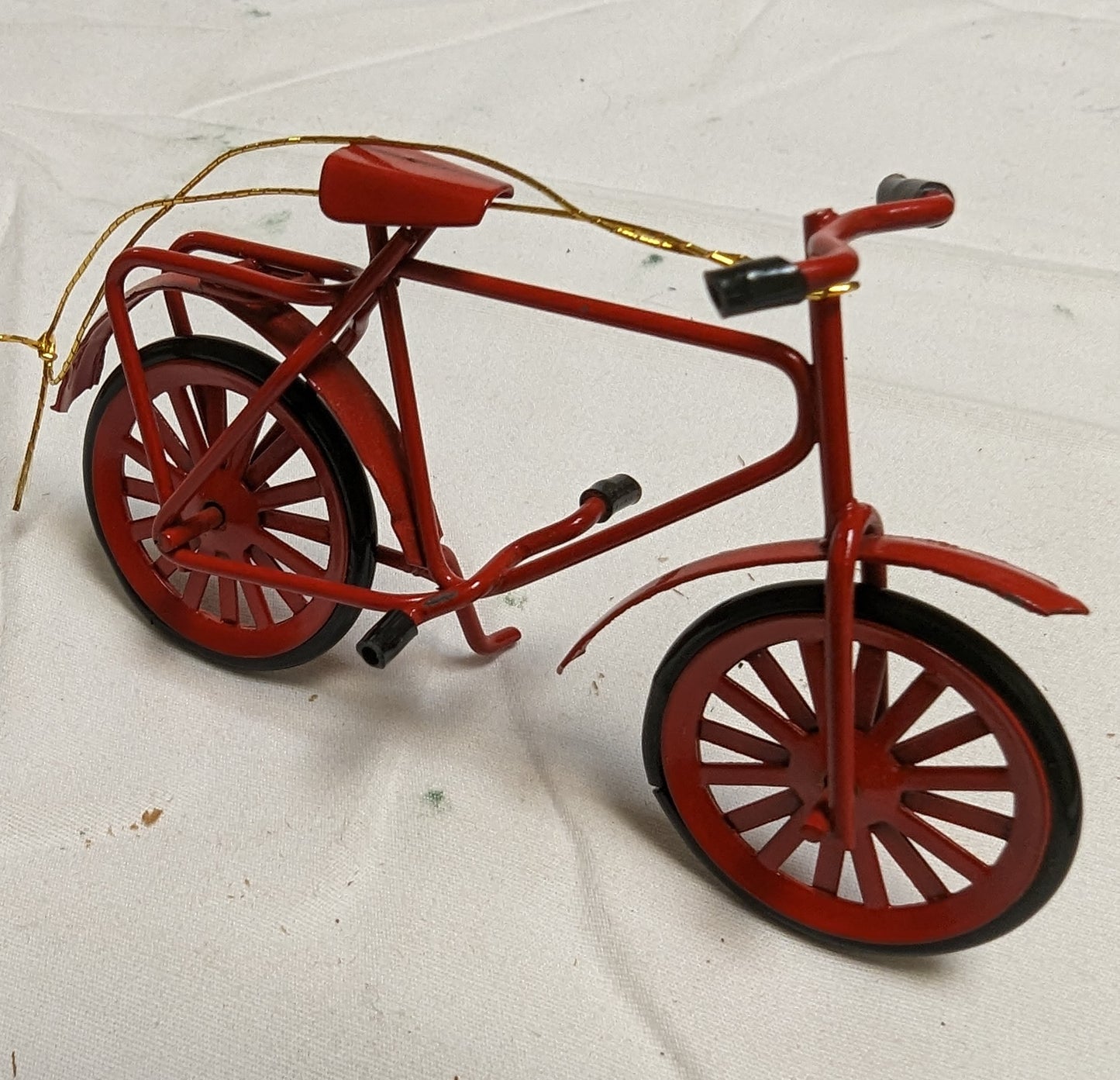 Ornaments Christmas Metal Childrens Conveyances  ( Set of 12