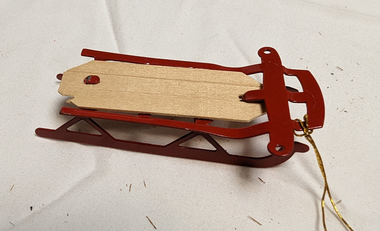 Ornaments Christmas Metal Childrens Conveyances  ( Set of 12