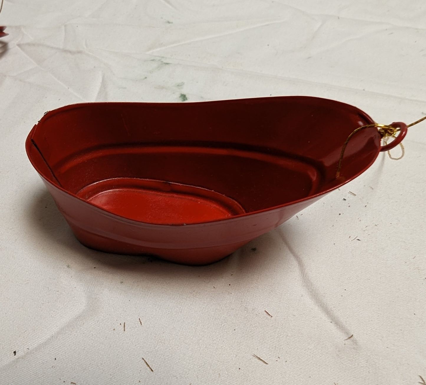 Ornaments Christmas Metal Childrens Conveyances  ( Set of 12