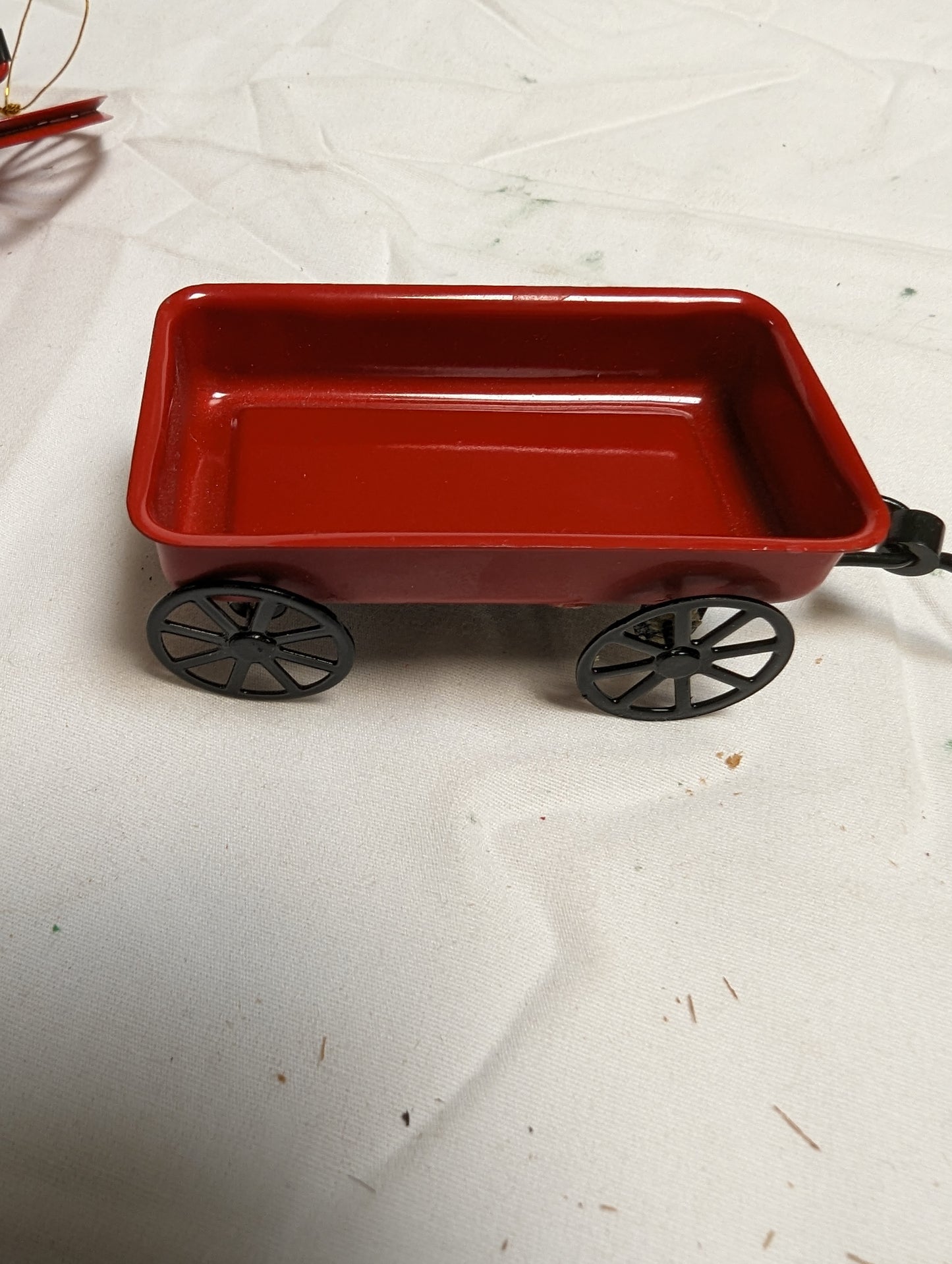 Ornaments Christmas Metal Childrens Conveyances  ( Set of 12