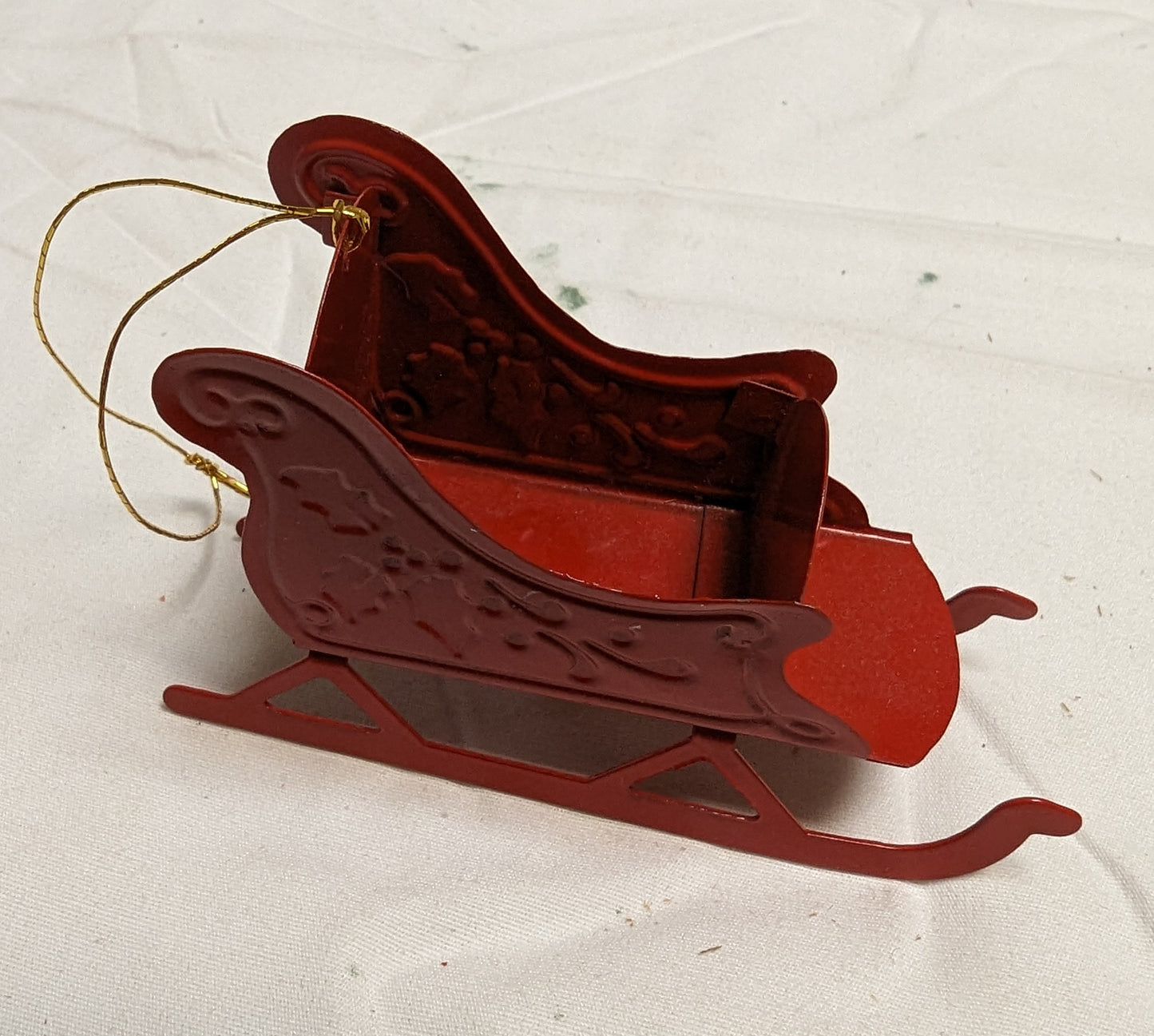 Ornaments Christmas Metal Childrens Conveyances  ( Set of 12