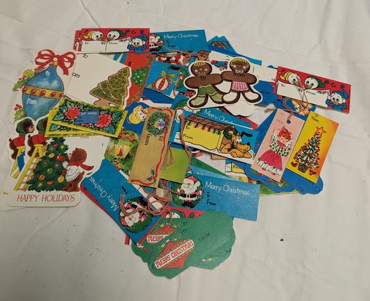 Vintage Christmas Labels