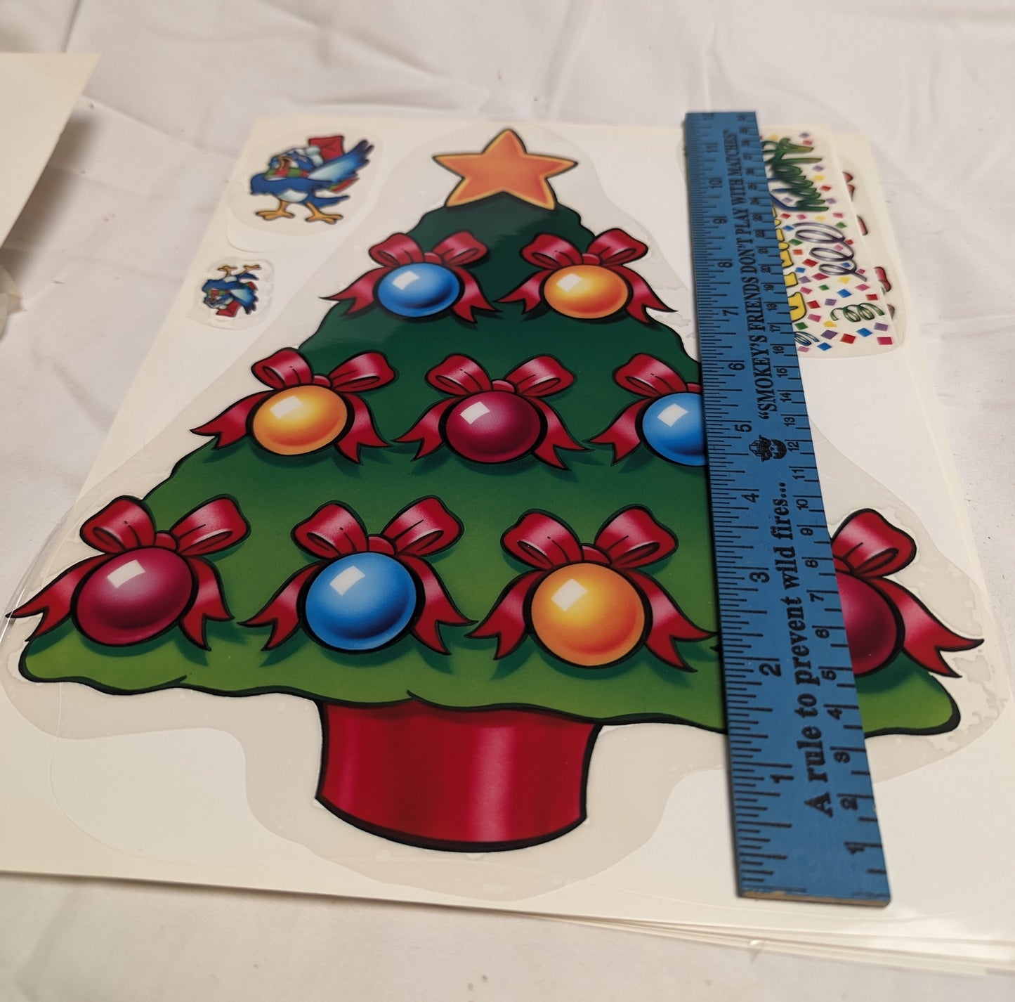 Vintage Window Clings Christmas Vinyl