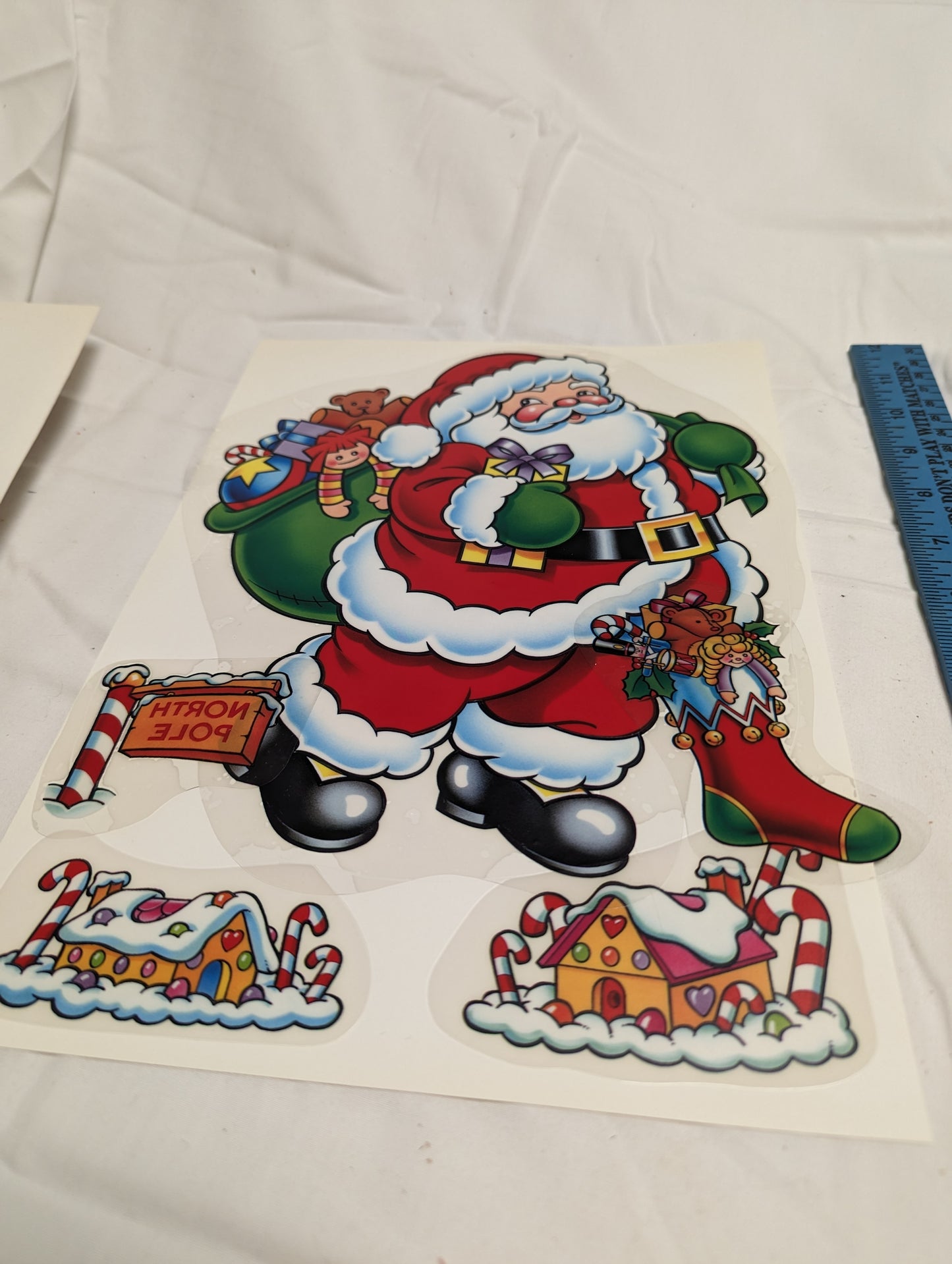 Vintage Window Clings Christmas Vinyl
