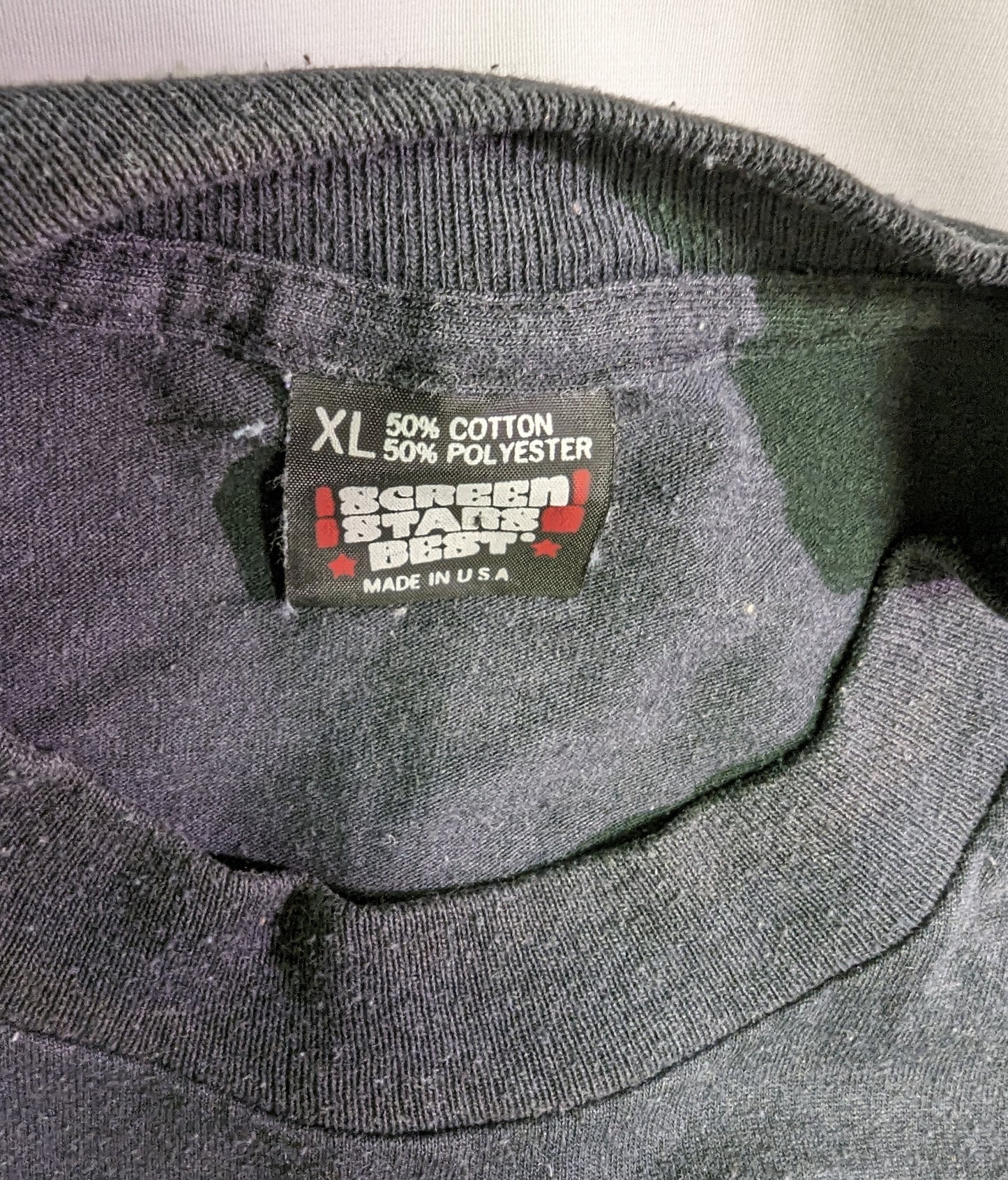 T Shirt  Buffalo Native American Motif 1989 Oconee State Park In Mountain Rest SC