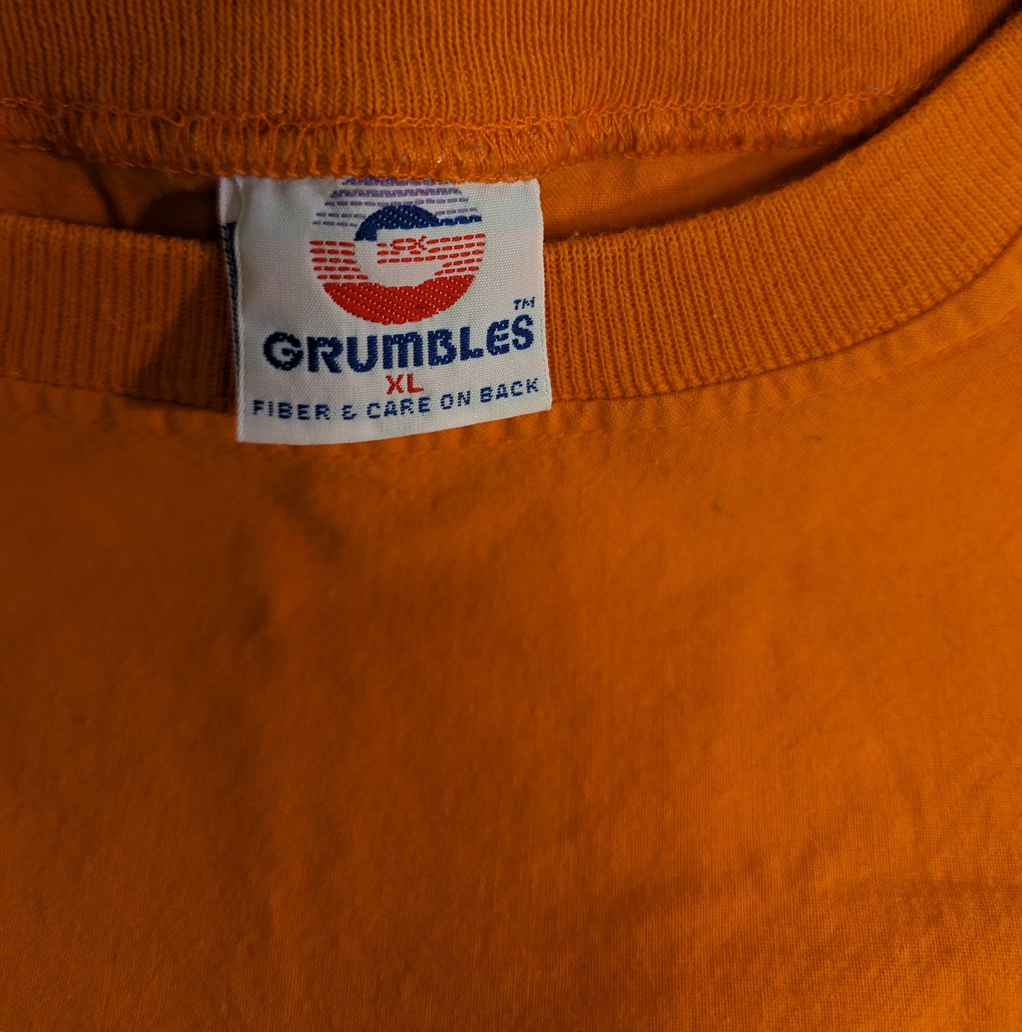 TShirt Long Sleeve University of Tennessee Orange Volunteers Size XL 1980s