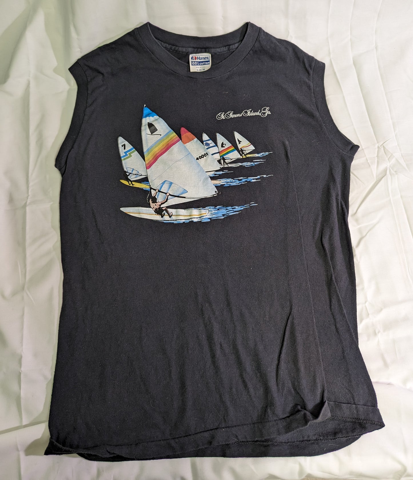 Shirt No Sleeve Windsurfing St. Simons Island Georgia