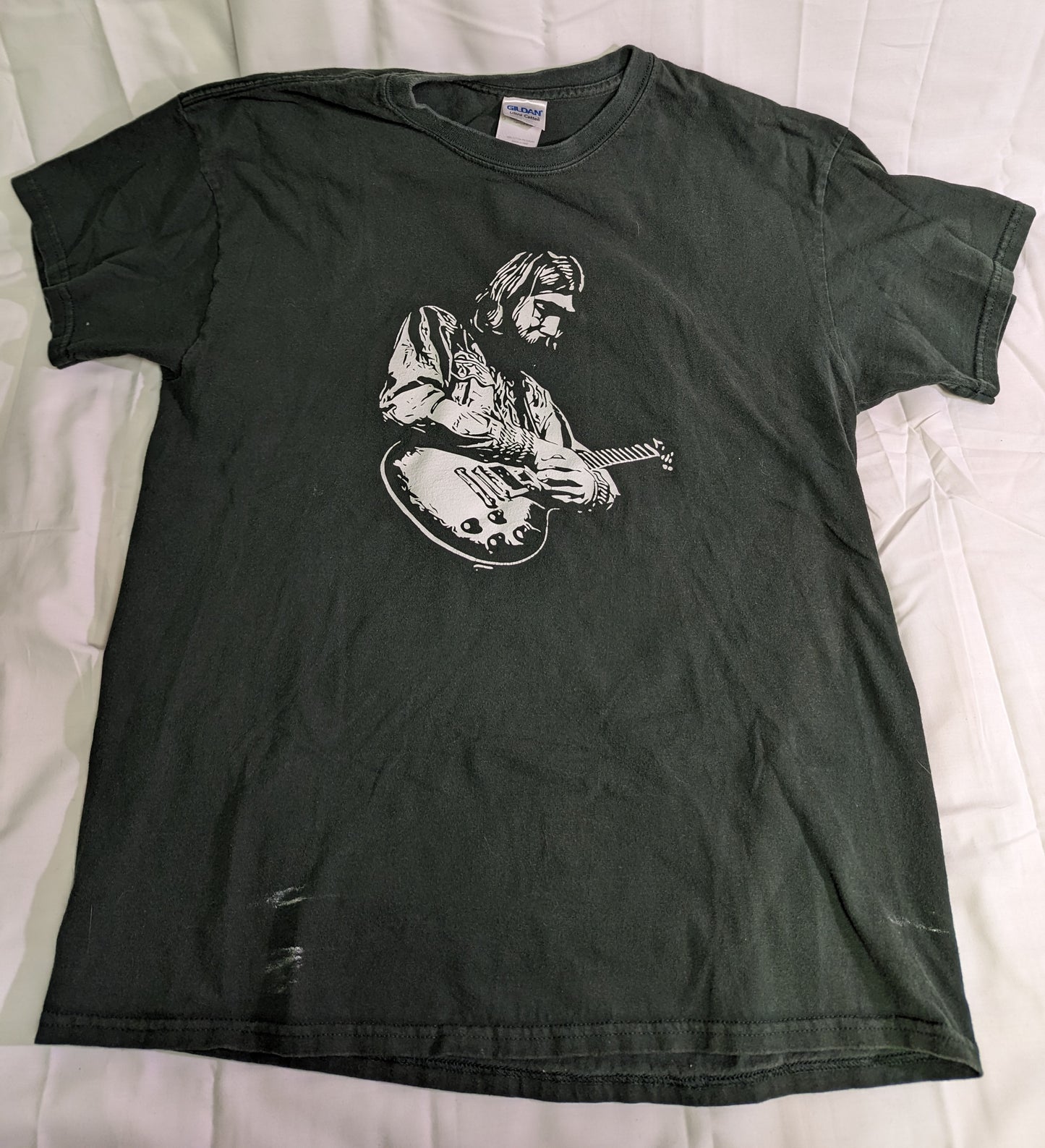 T Shirt Short Sleeve Duane Allman SkyDog Silhouette Size Large