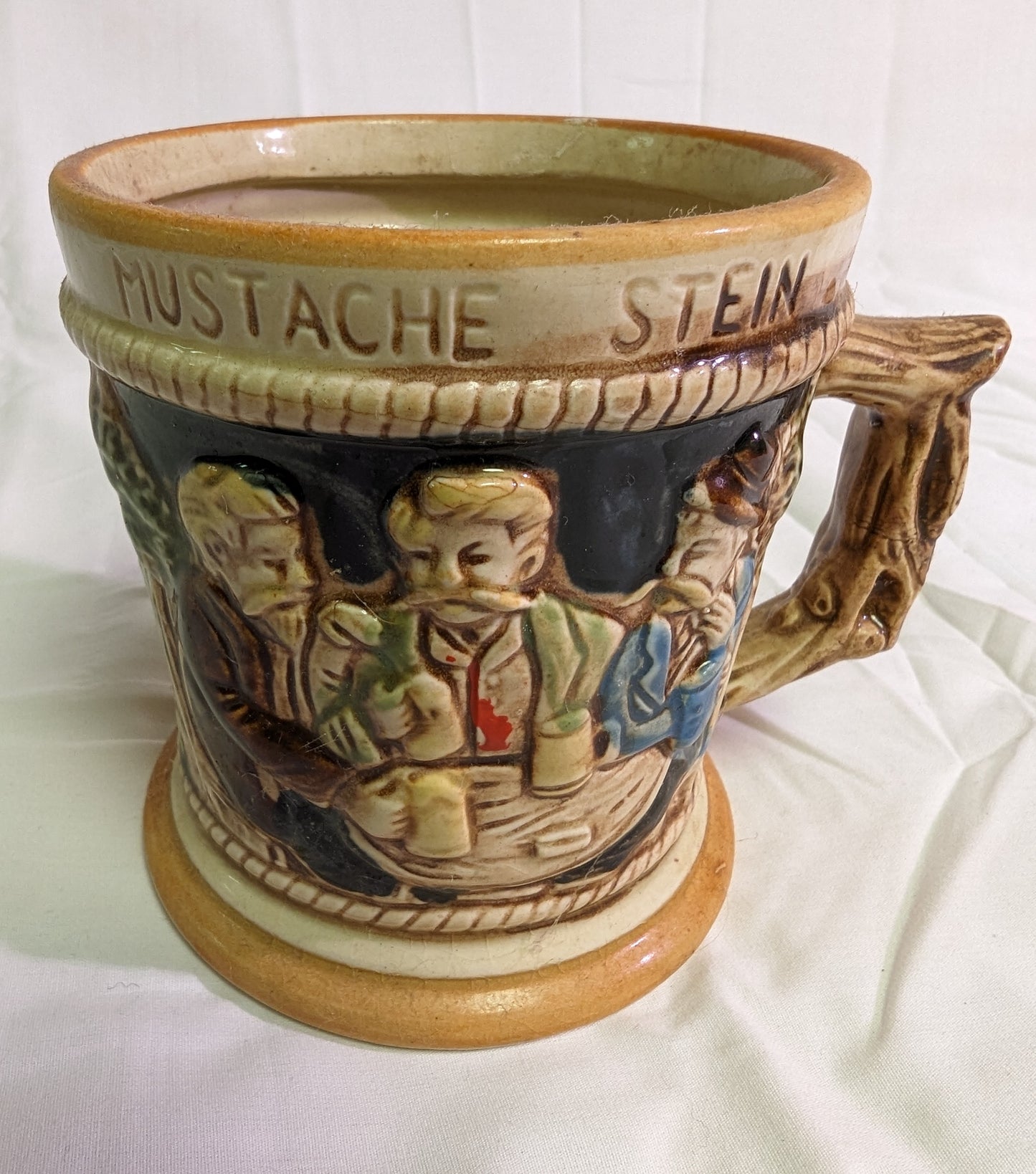 Vintage Mustache Stein Japan