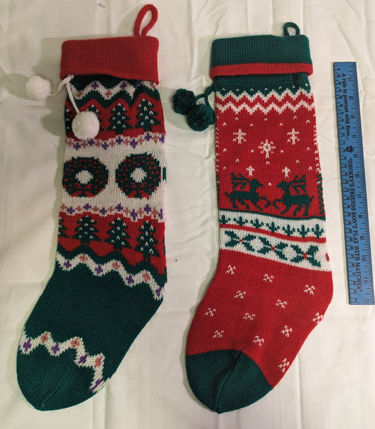 Christmas Hearth Stockings Set of 2