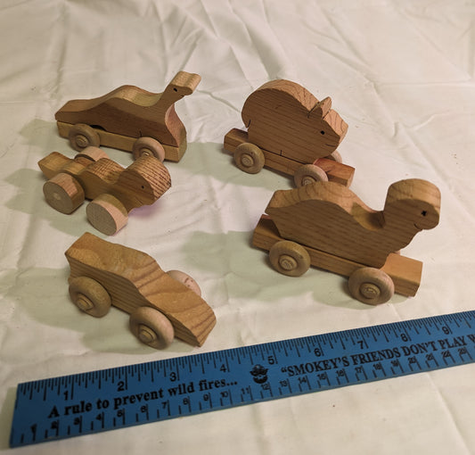 Toys Handmade Toys Made of Wood  Set of 5