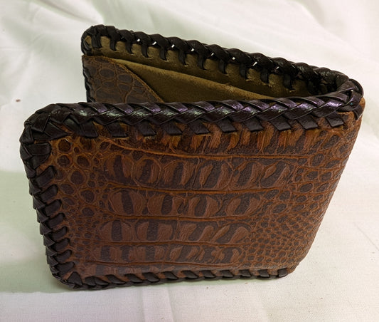 Wallet Boys Vintage Handmade Alligator Skin