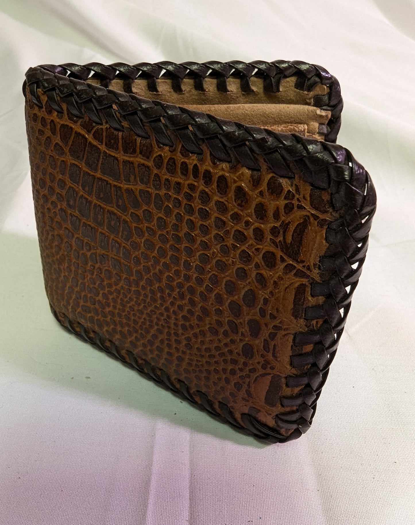 Wallet Boys Vintage Handmade Alligator Skin