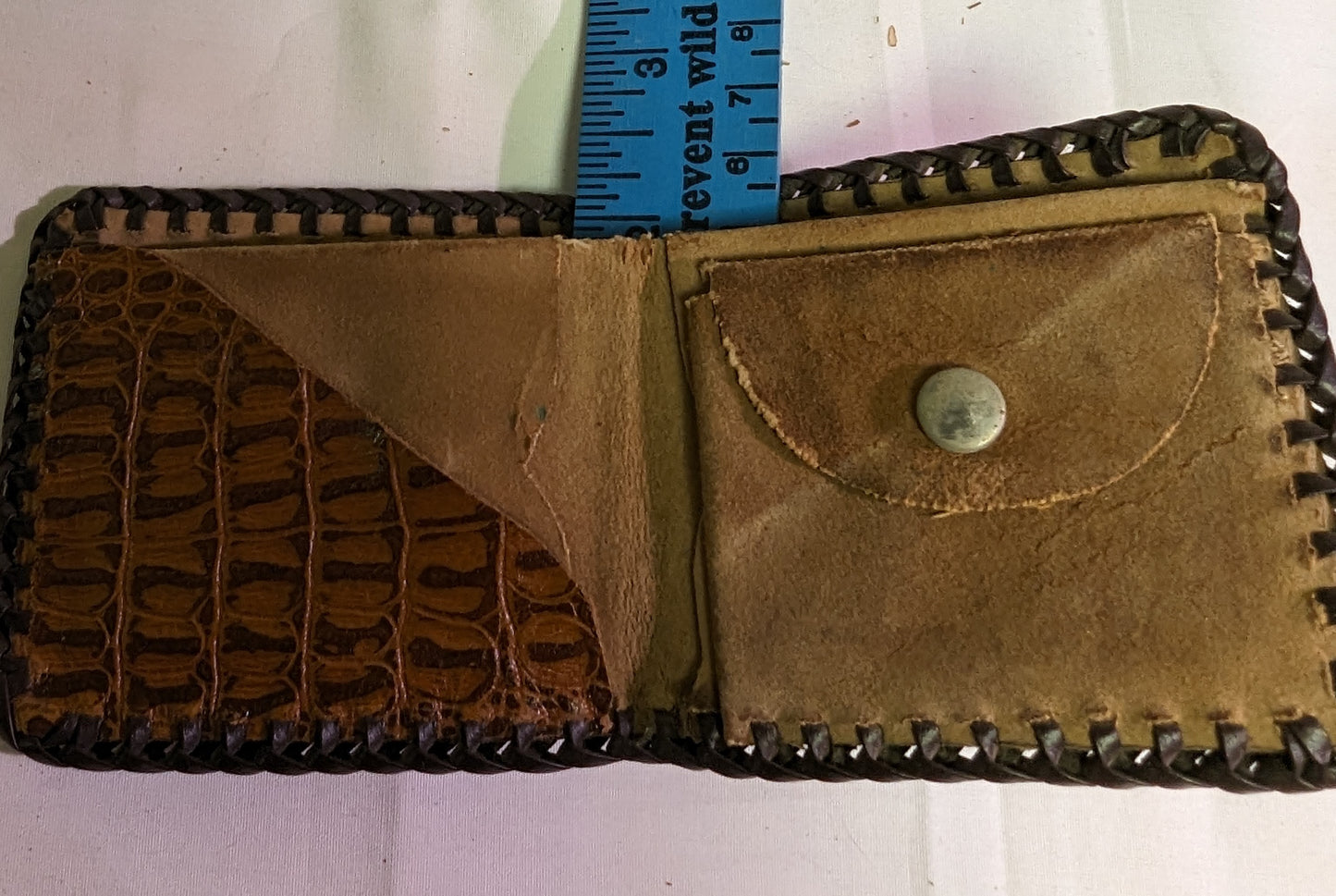 Wallet Boys Vintage Handmade Alligator Skin