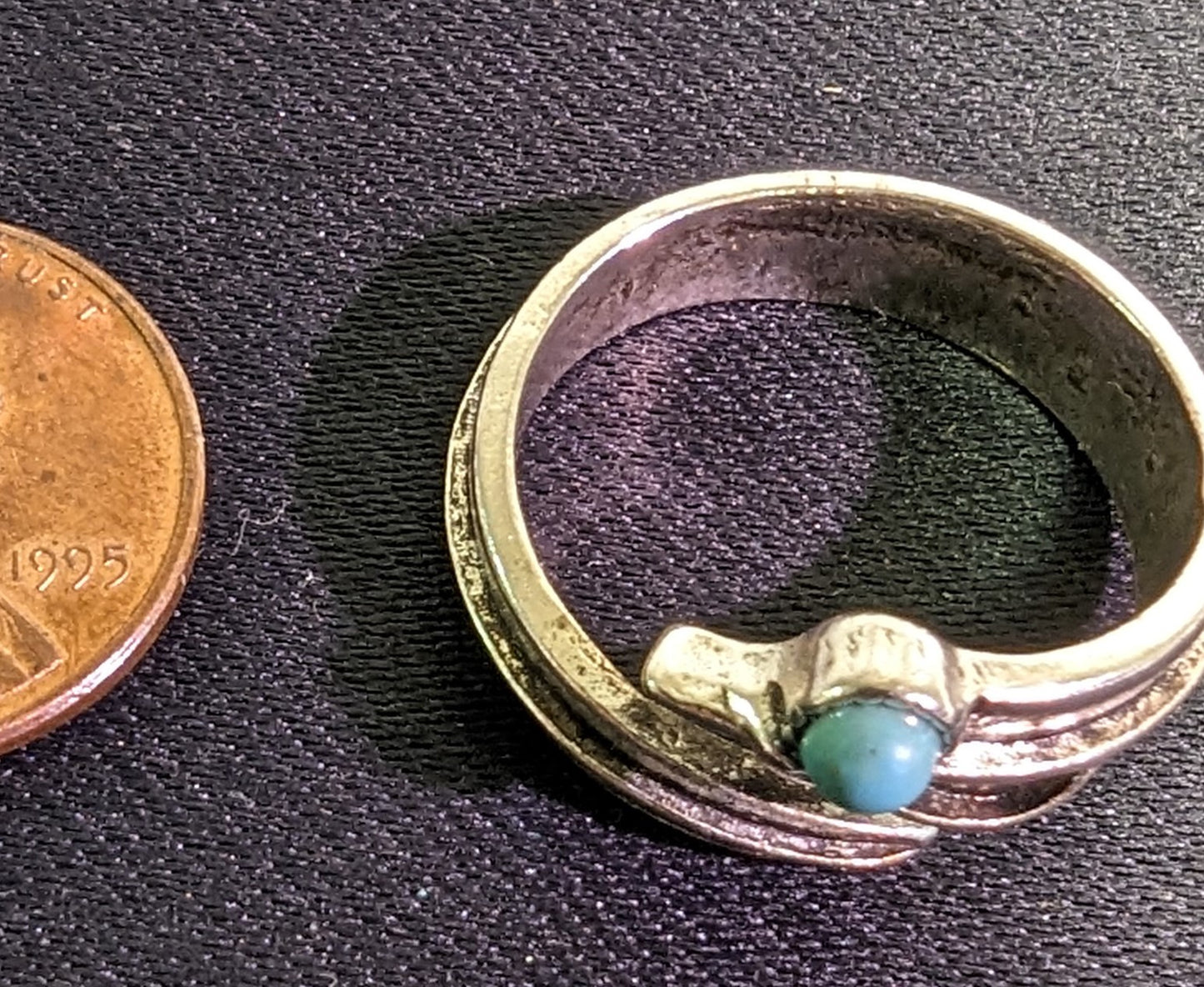 Ring Feather Turquoise