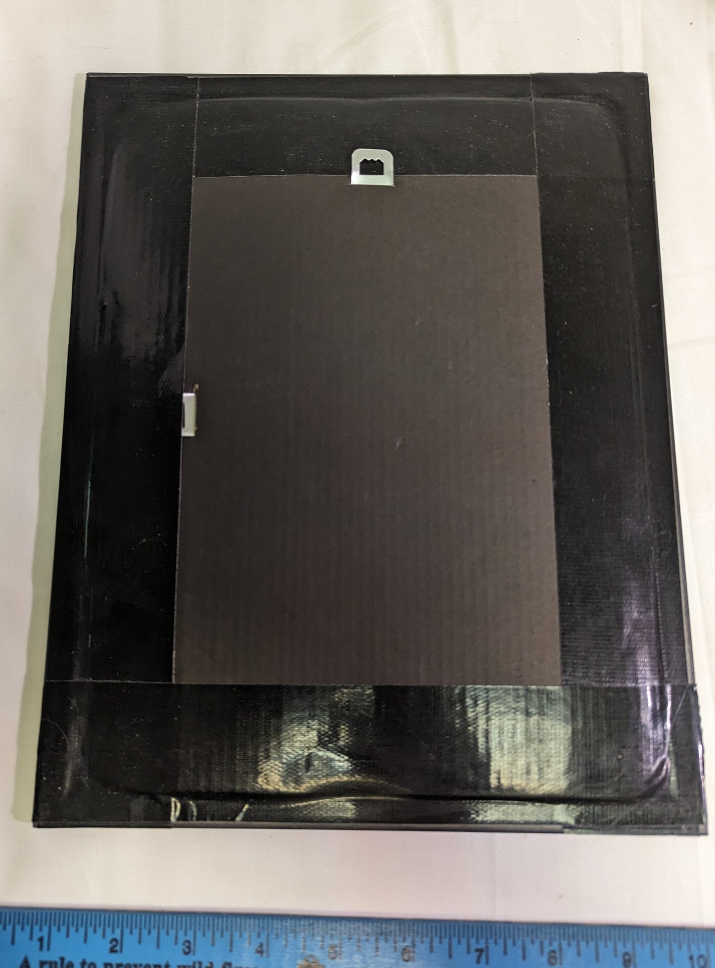 Art Scroll Saw Hand Cut Pyrography Merry Christmas Wreath Holly Bells Bow in Frame