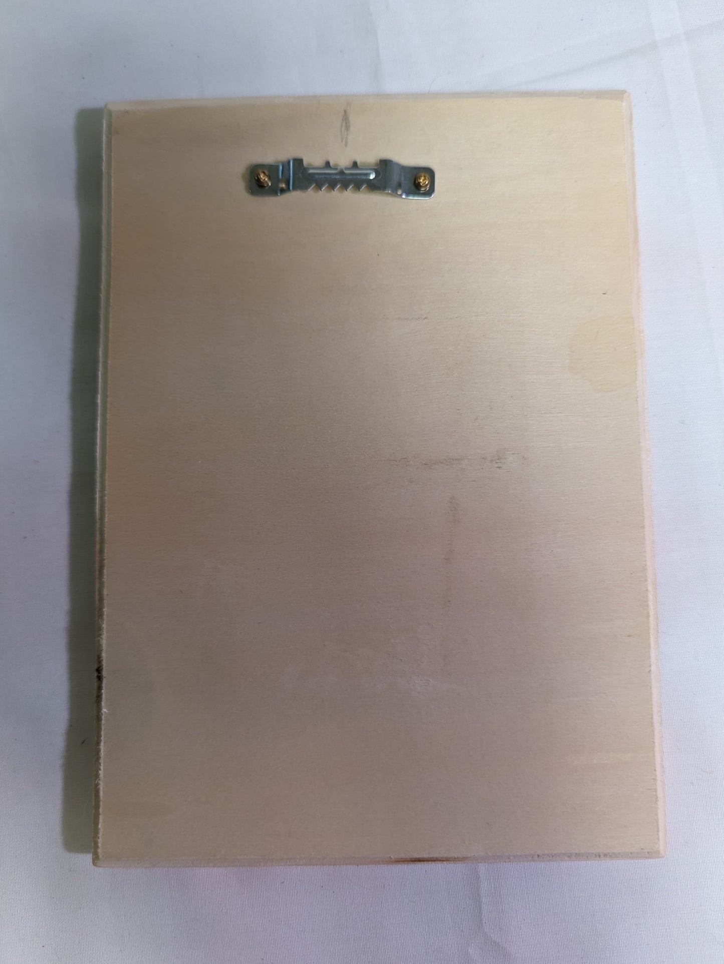 Art Pyrography Night Forrest Scene Deer and Buzzard Full Moon burned on Arrow Shape