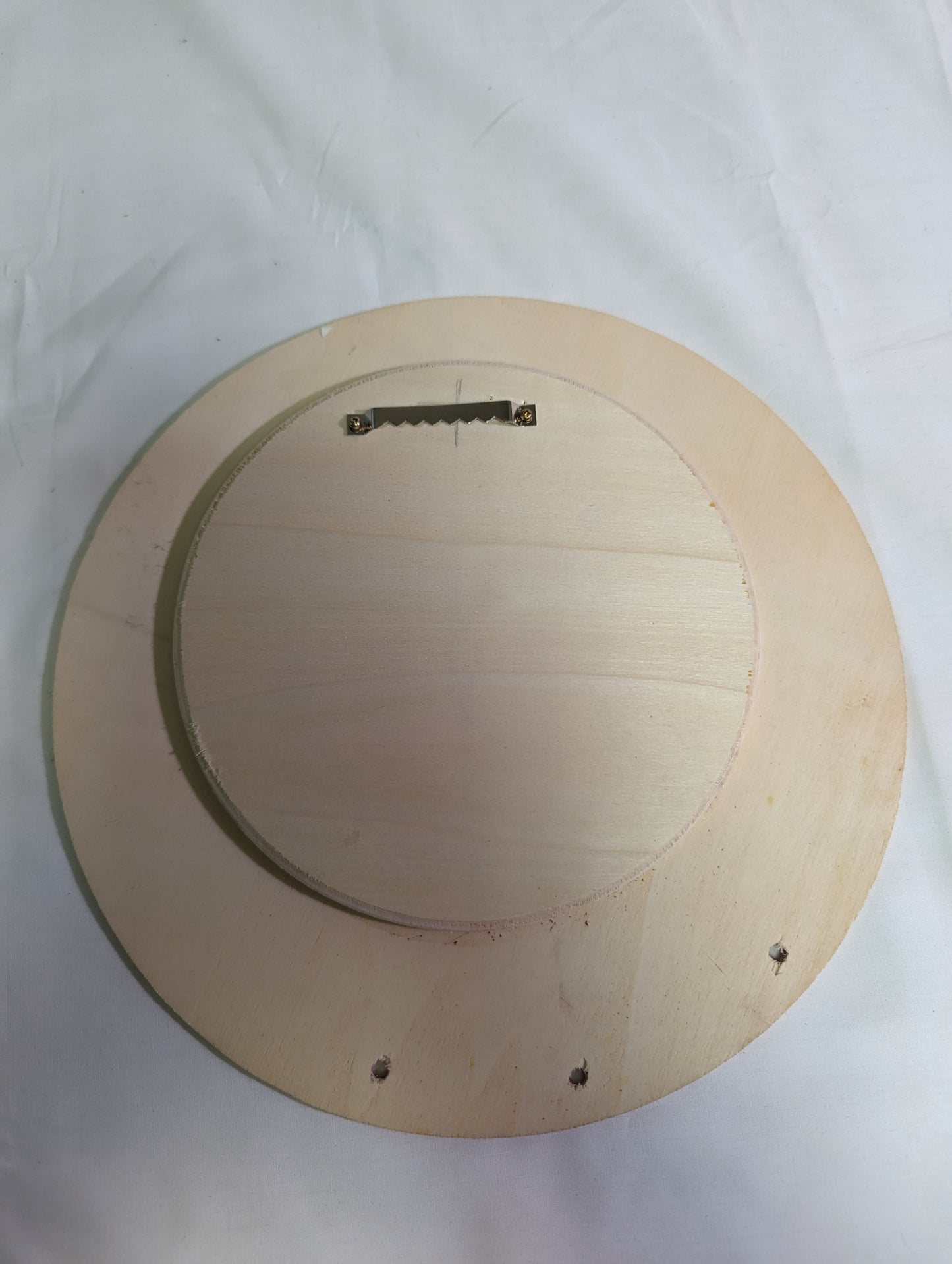 Art Pyrography "Dream Wolf" Emblem Head in Beads Burned on Wood