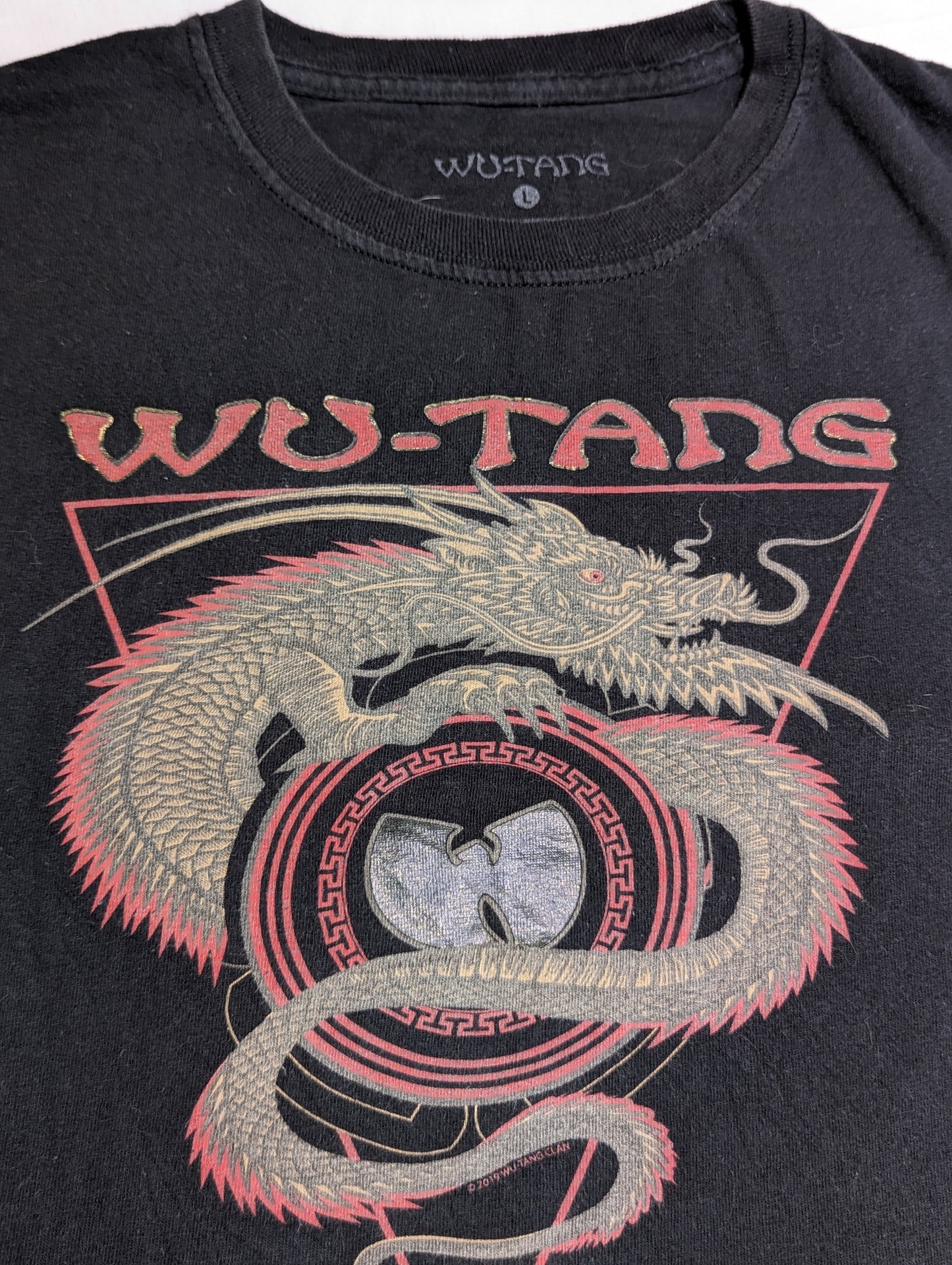 Short Sleeve T-Shirt 2019 Black Wu Tang Clan Staten Island Mens Large
