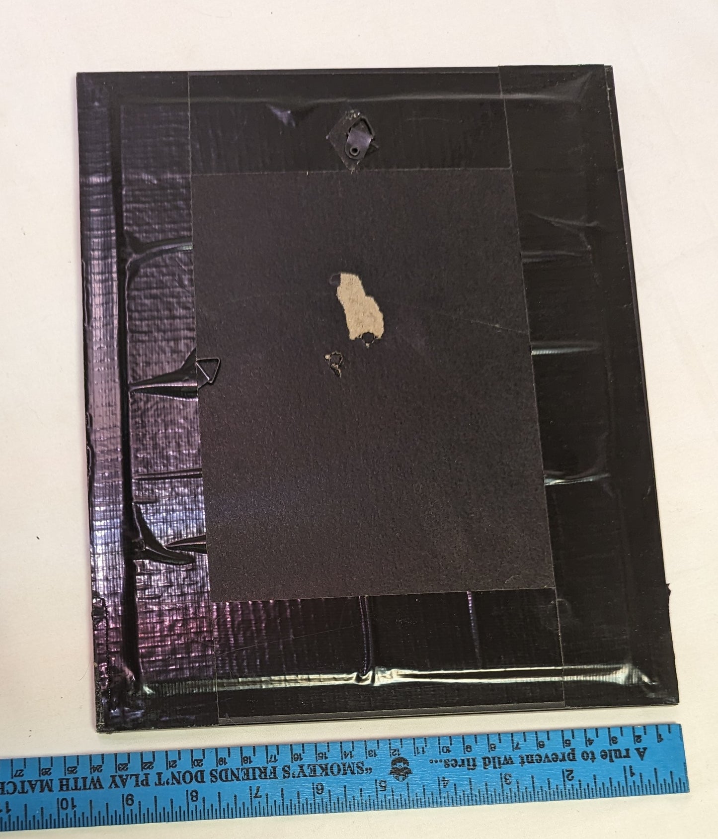 Art Scroll Sawed by Hand Wolf Head on wood in Frame