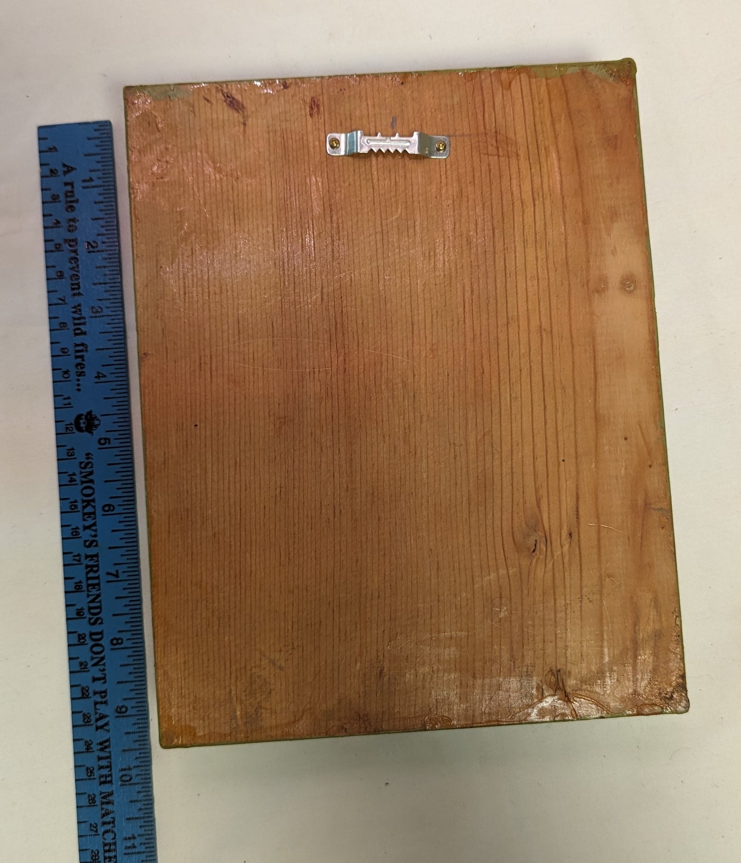 Art Scroll Sawed Buck and Doe Emblem Browning Heavier relief Green Edge Painted