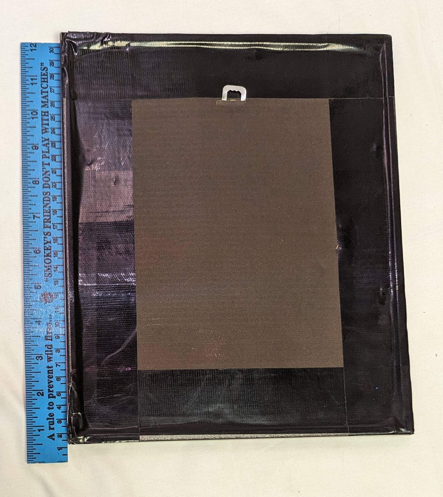 Art Pyrography on Wood Love My Cat Sign Emblem loose in Frame under glass