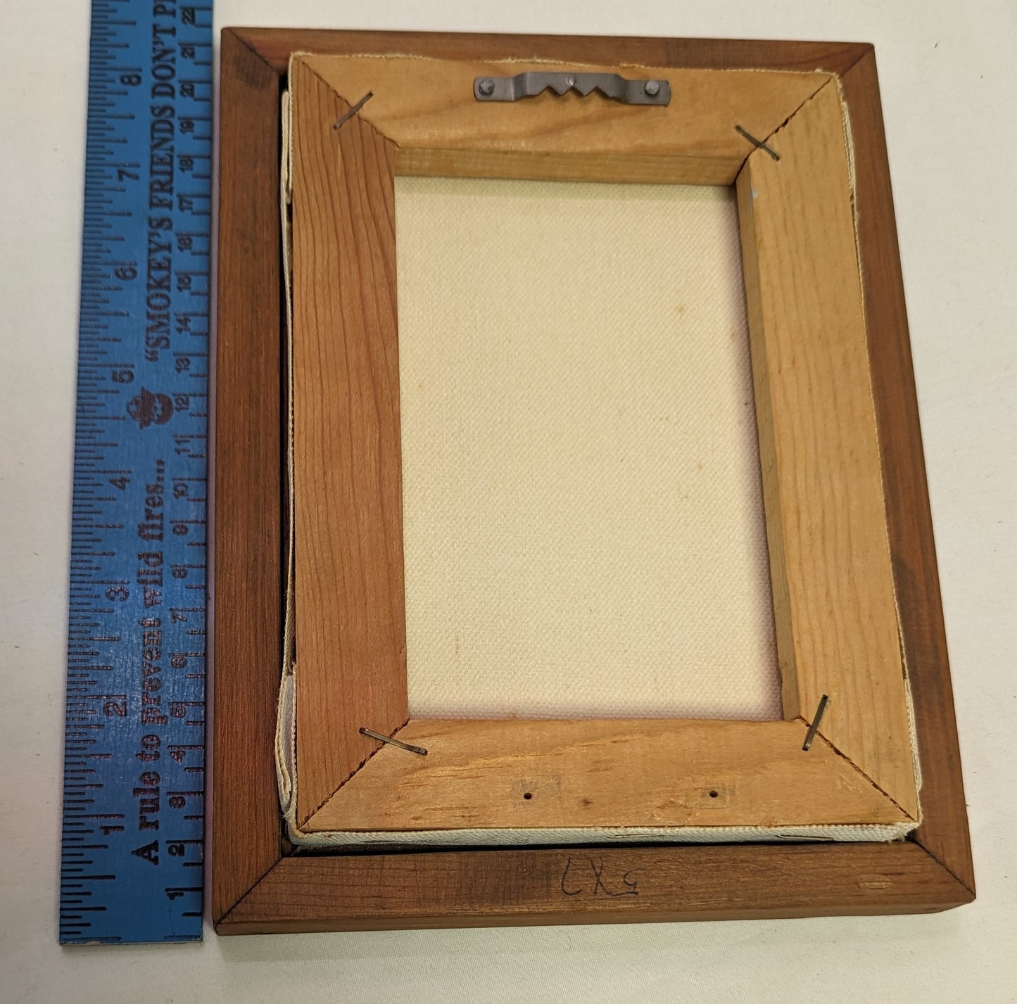 Art Painting on Canvase Acrylic in Frame Outhouse with no door