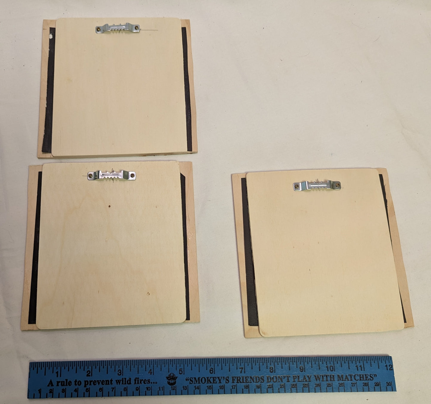 Art Scroll Sawed Wood Silhouettes "Three Little Birds"  Negatives Mounted Qty 3