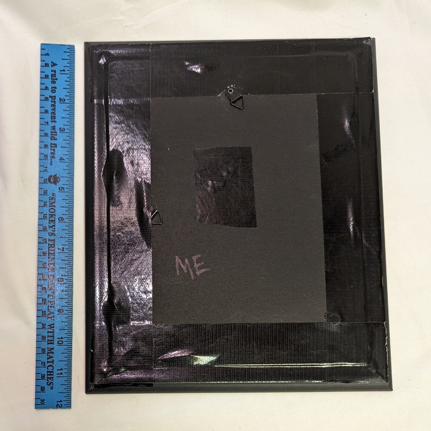 Art Scroll Sawed on wood " Willie Nelson:  Caricature Negative in Frame under glass