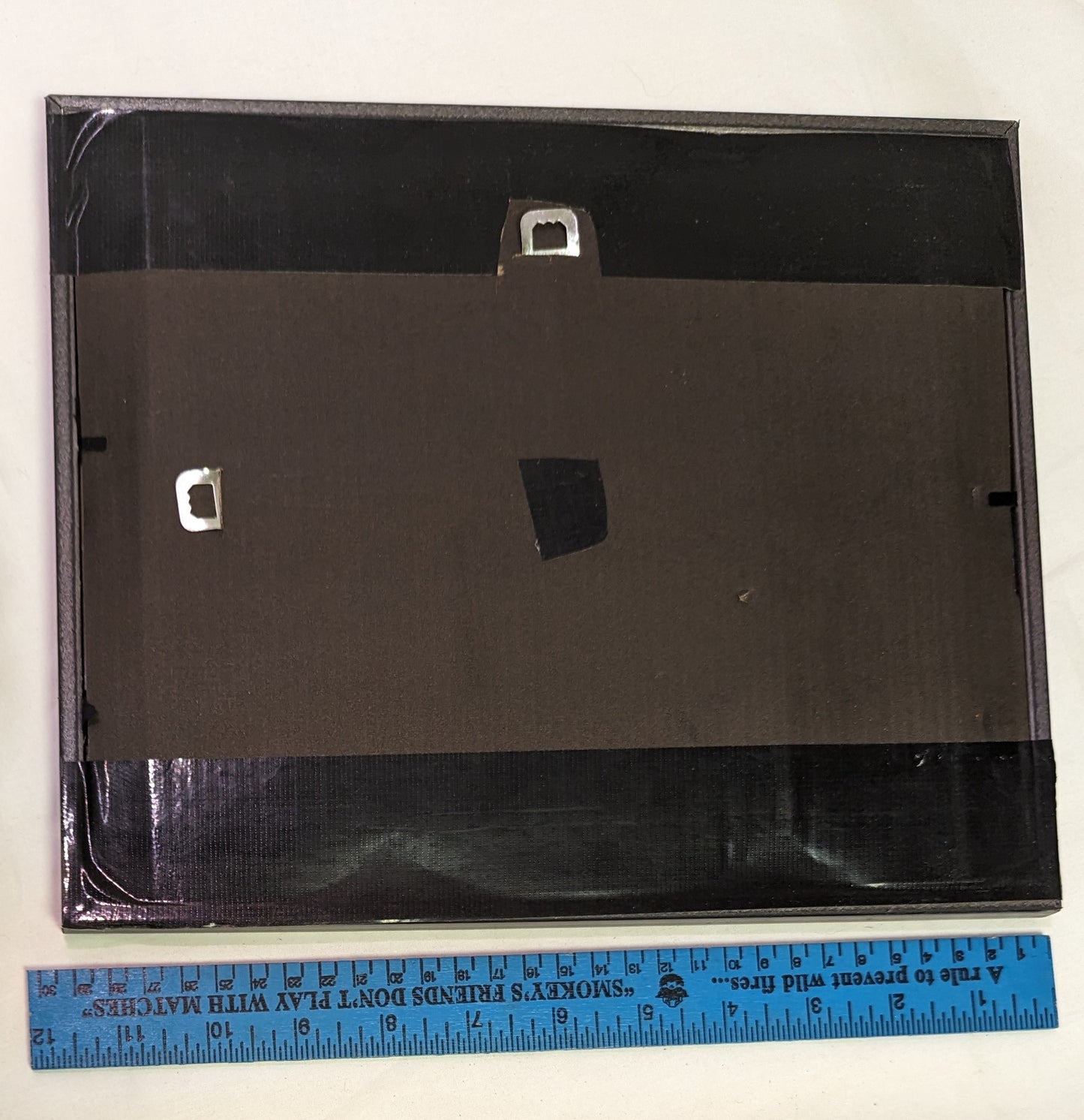 Art Scroll Saw colored on oval wood " Horse Gallop" in fram under glass