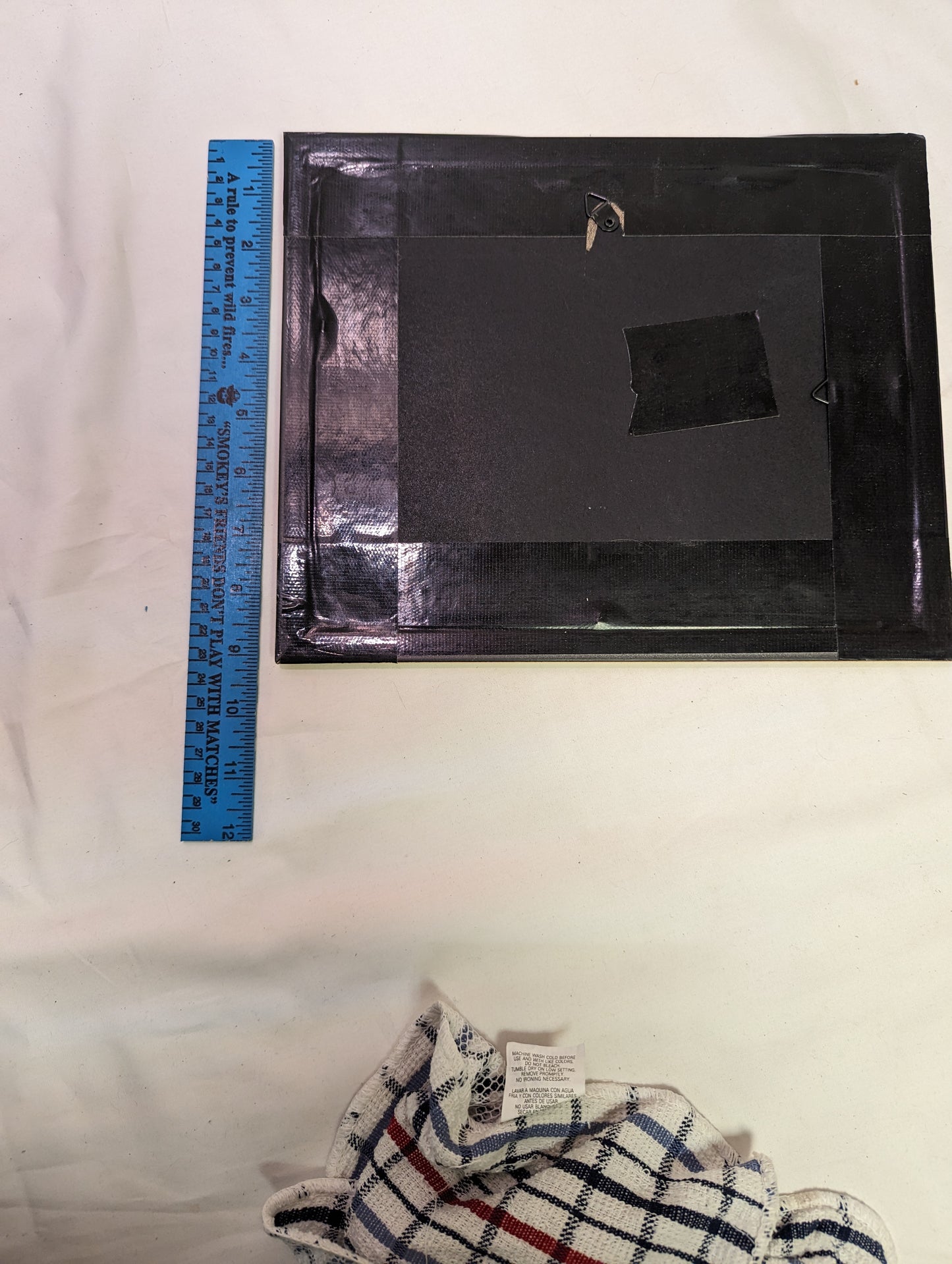 Art Pyrography on round wood Emblem Knoght in Dragon in frame under glass